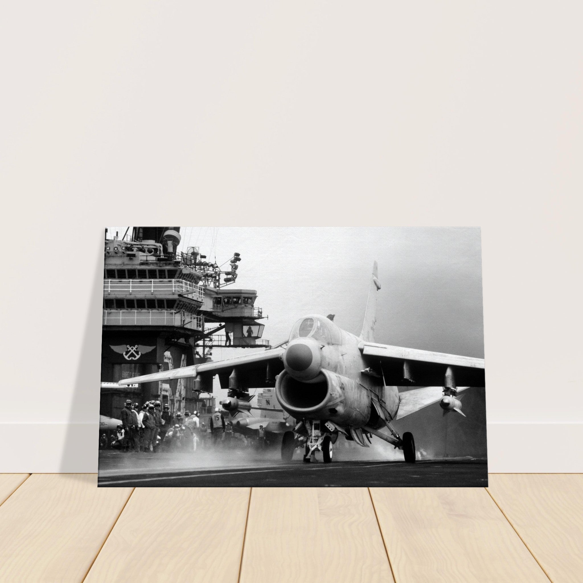 A-7 "Corsair II" Ready To Launch on Canvas - I Love a Hangar