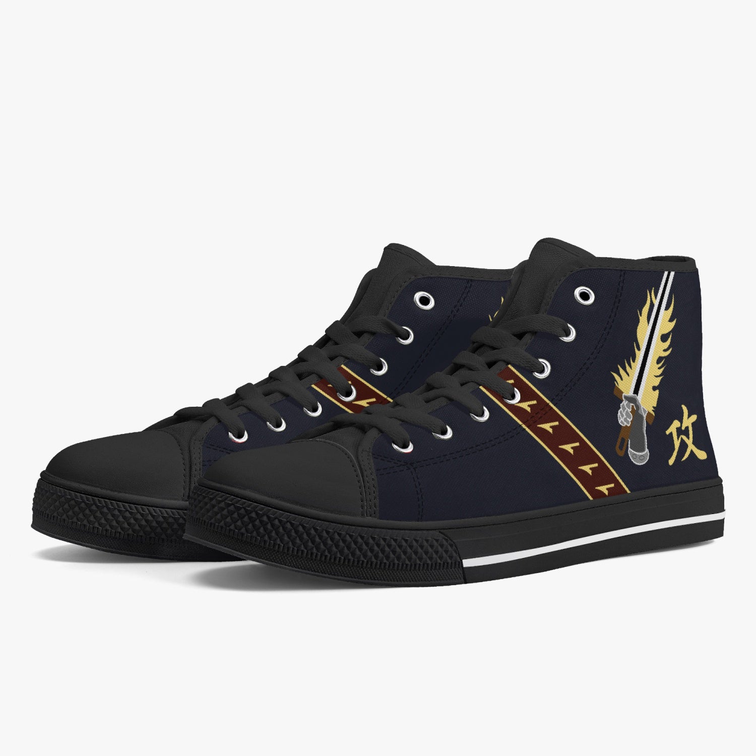VAQ-136 "The Gauntlets" High Top Canvas Shoes - I Love a Hangar