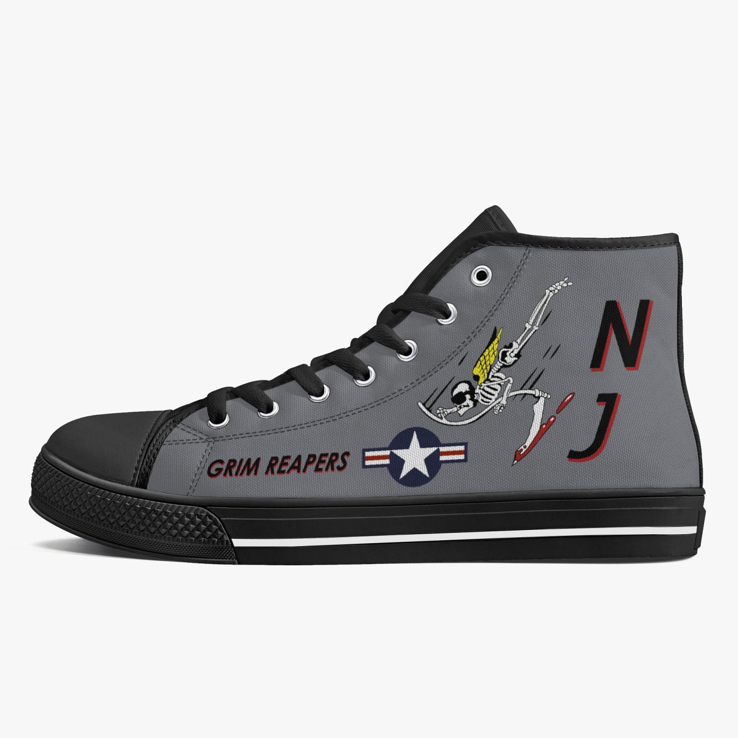 VFA-101 "Grim Reapers" High Top Canvas Shoes - I Love a Hangar