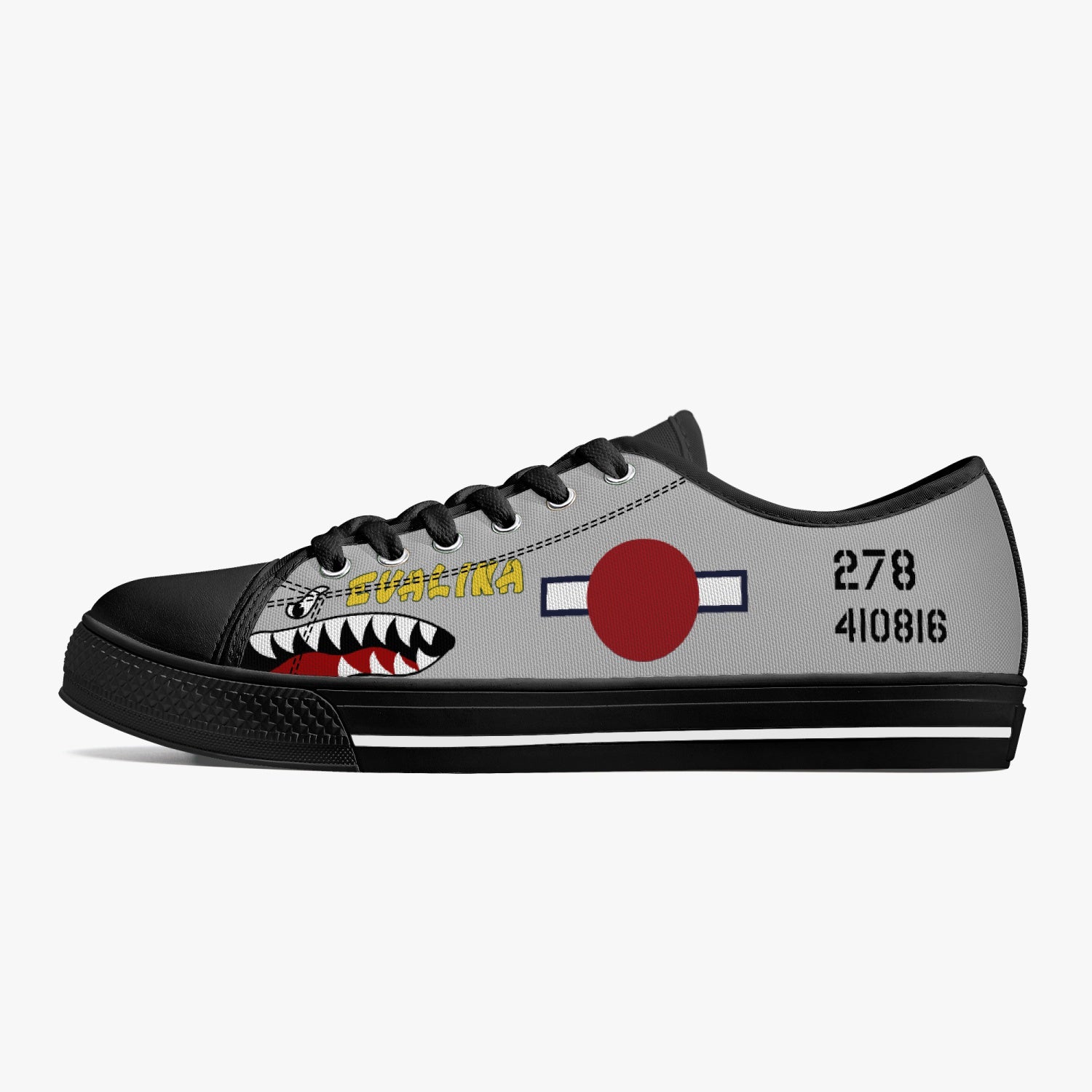 P-51 "Evalina" Low Top Canvas Shoes - I Love a Hangar