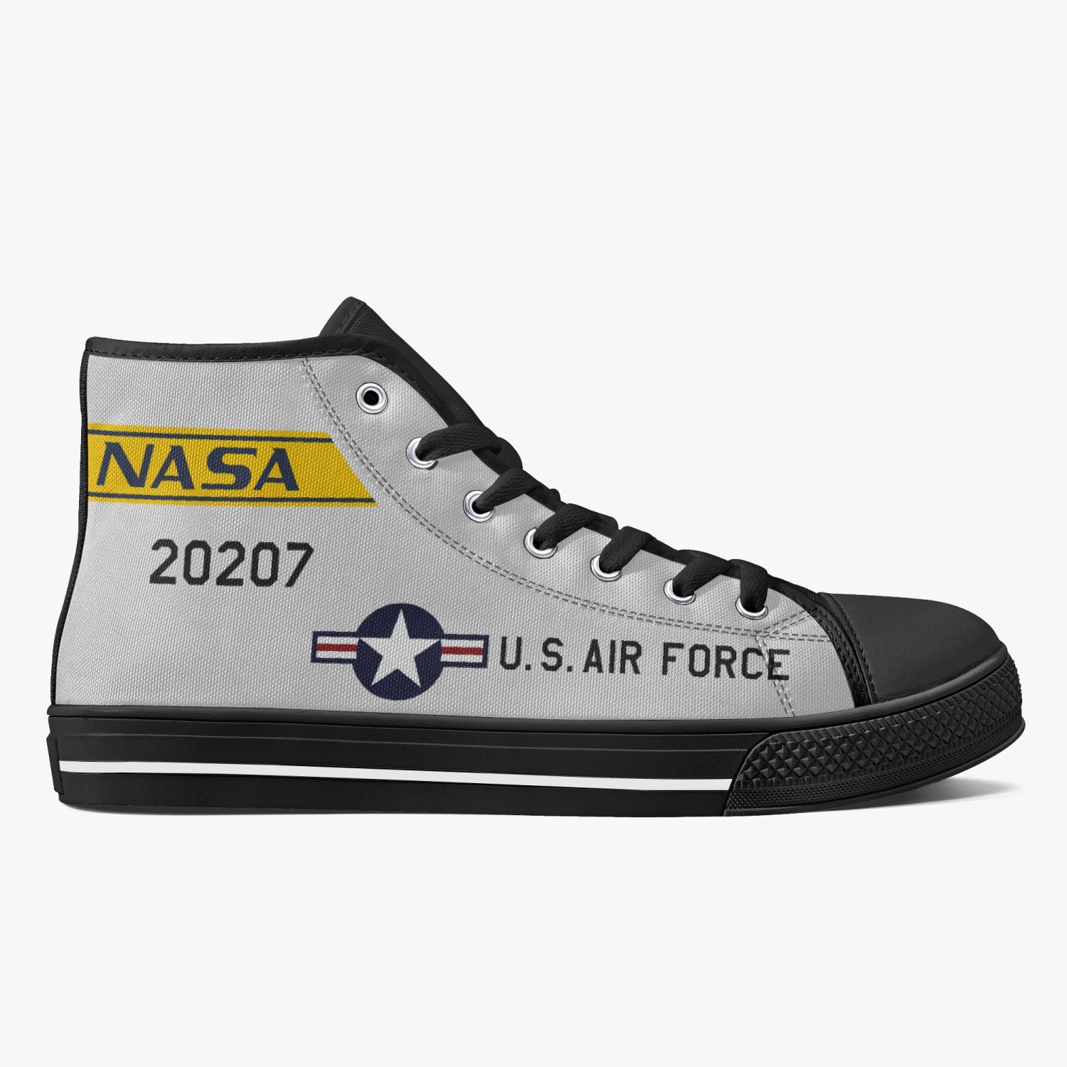 XB-70 "Valkyrie" High Top Canvas Shoes - I Love a Hangar