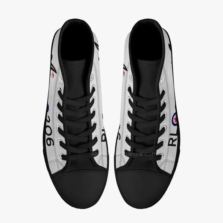 CF-105 Arrow #206 Branded High Top Canvas Shoes - I Love a Hangar