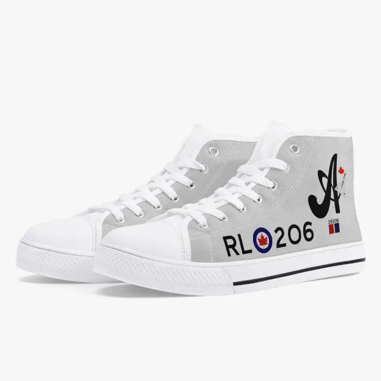 CF-105 Arrow #206 Branded High Top Canvas Shoes - I Love a Hangar