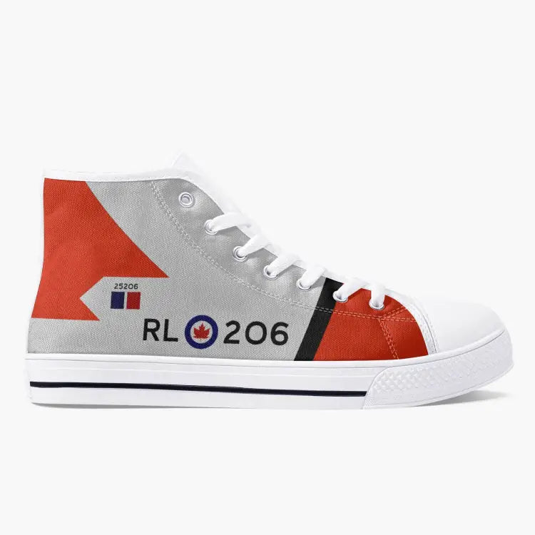 CF-105 Arrow #206 High Top Canvas Shoes - I Love a Hangar