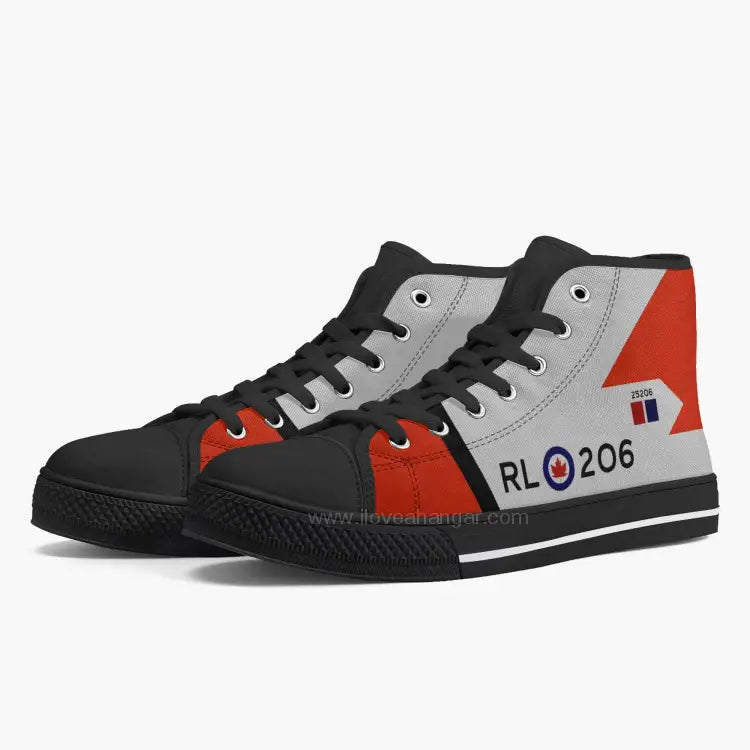 CF-105 Arrow #206 High Top Canvas Shoes - I Love a Hangar