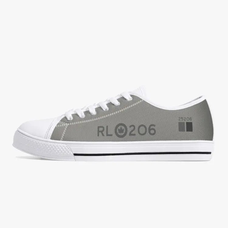 CF-105 Arrow #206 Low Top Canvas Shoes (Low Vis) - I Love a Hangar