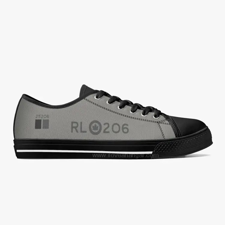 CF-105 Arrow #206 Low Top Canvas Shoes (Low Vis) - I Love a Hangar