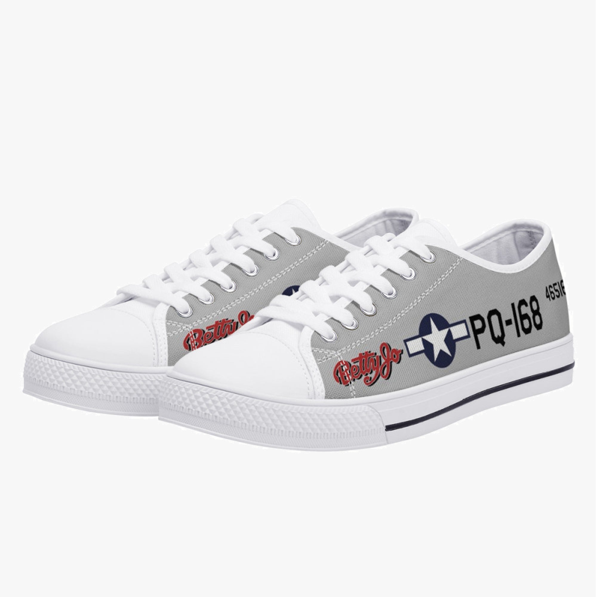 F-82 "Betty Jo" Low Top Canvas Shoes - I Love a Hangar