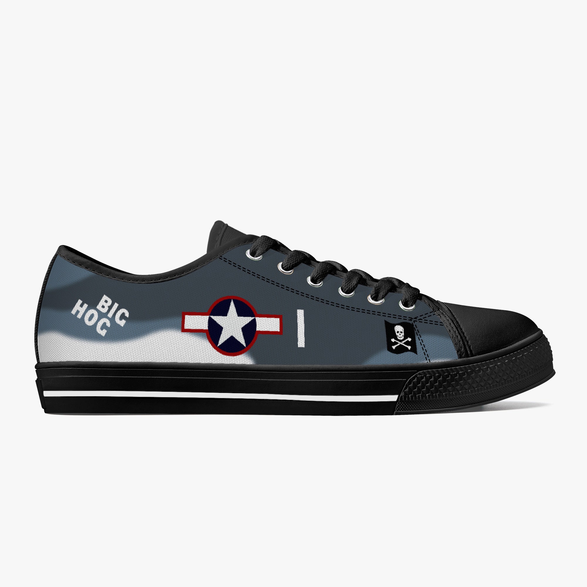 F4U Corsair “Big Hog” Low Top Canvas Shoes - I Love a Hangar