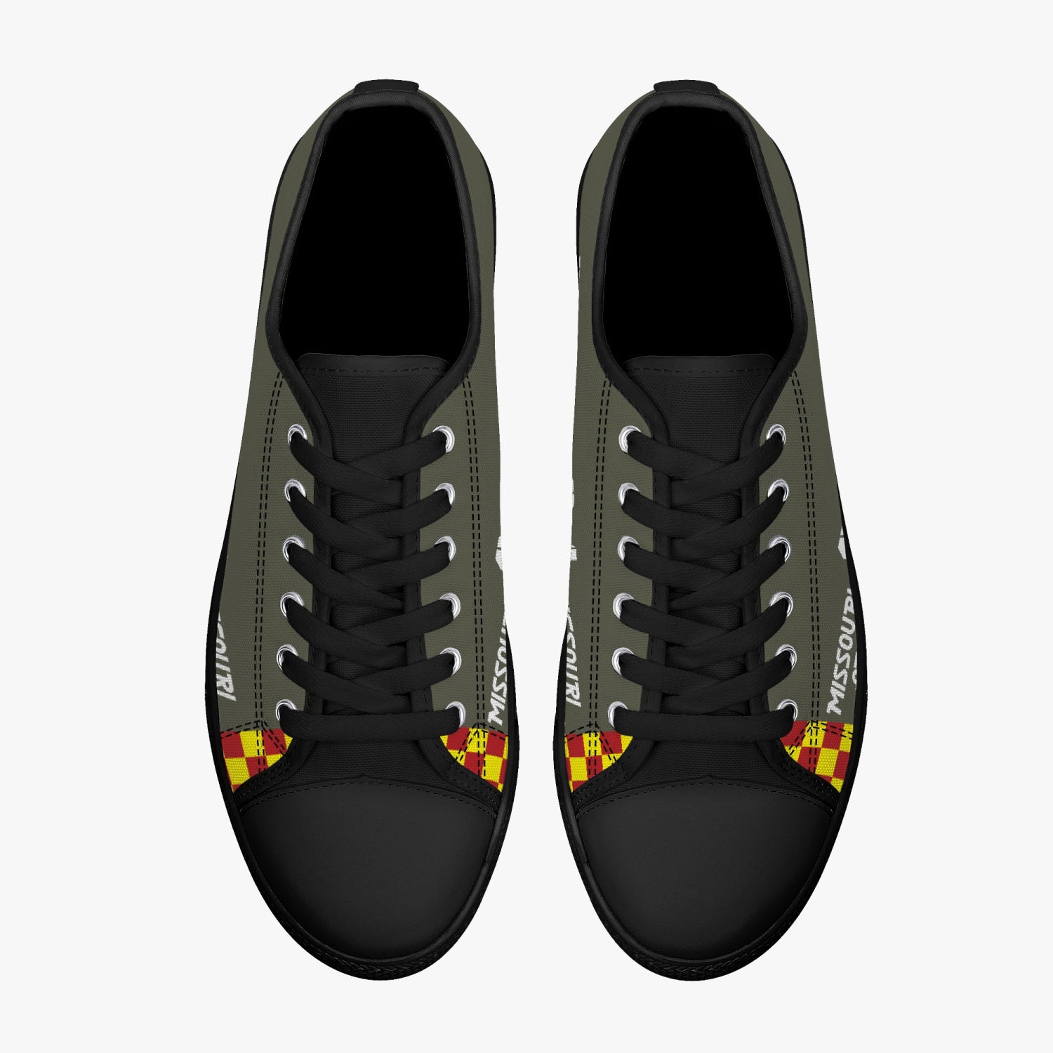 P-51 "Missouri Armada" Low Top Canvas Shoes - I Love a Hangar