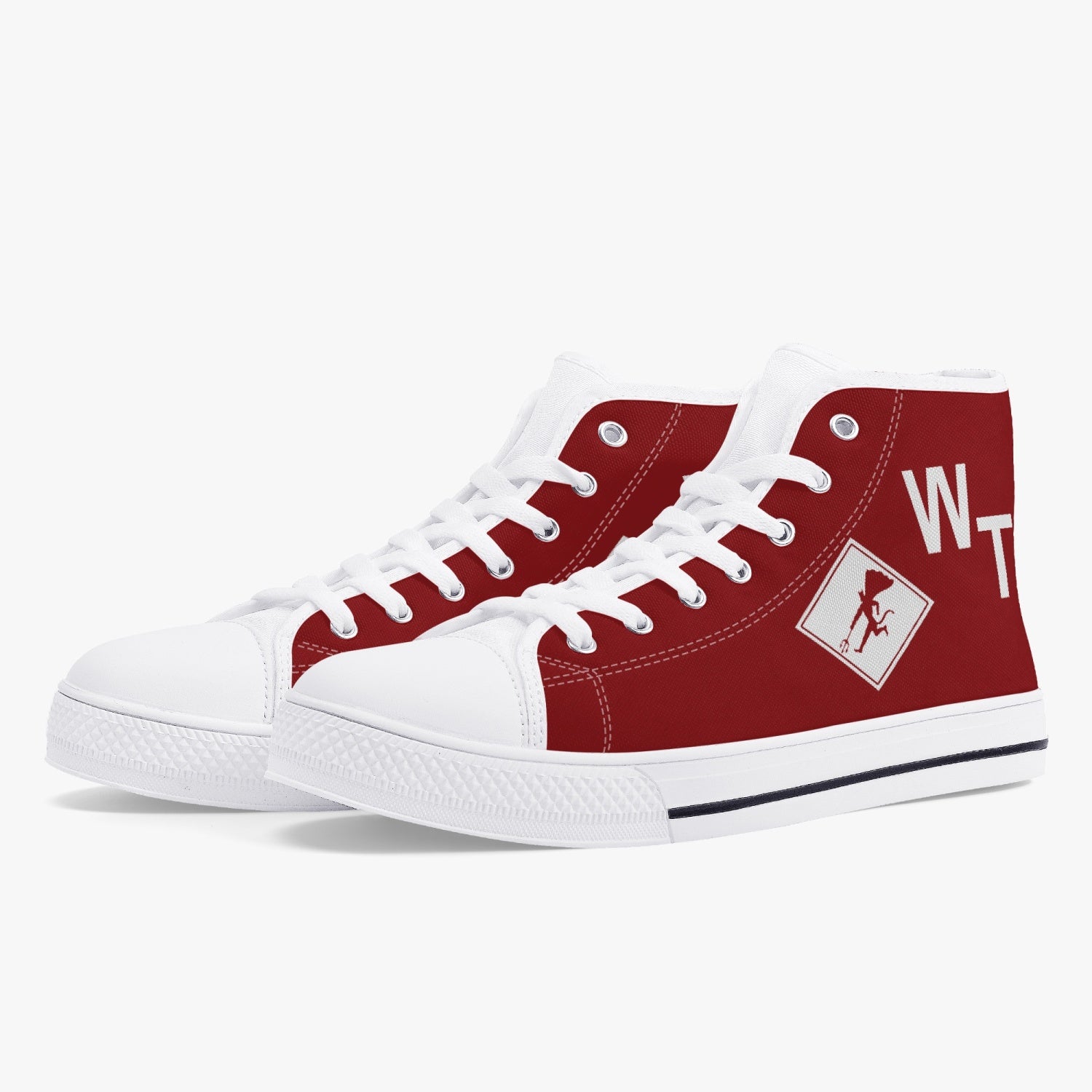 VMFA-232 "Red Devils" High Top Canvas Shoes - I Love a Hangar