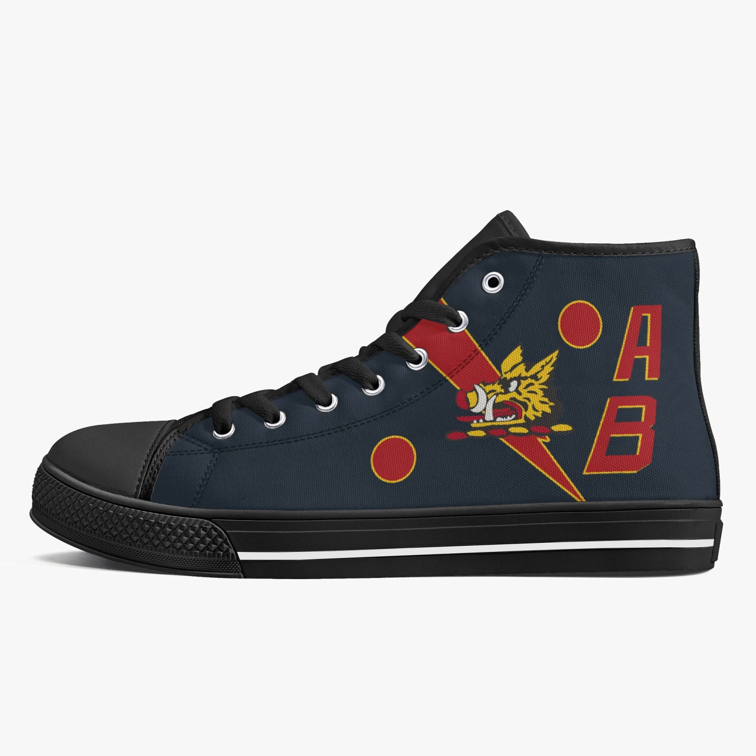 VFA-11 "Red Rippers" High Top Canvas Shoes - I Love a Hangar