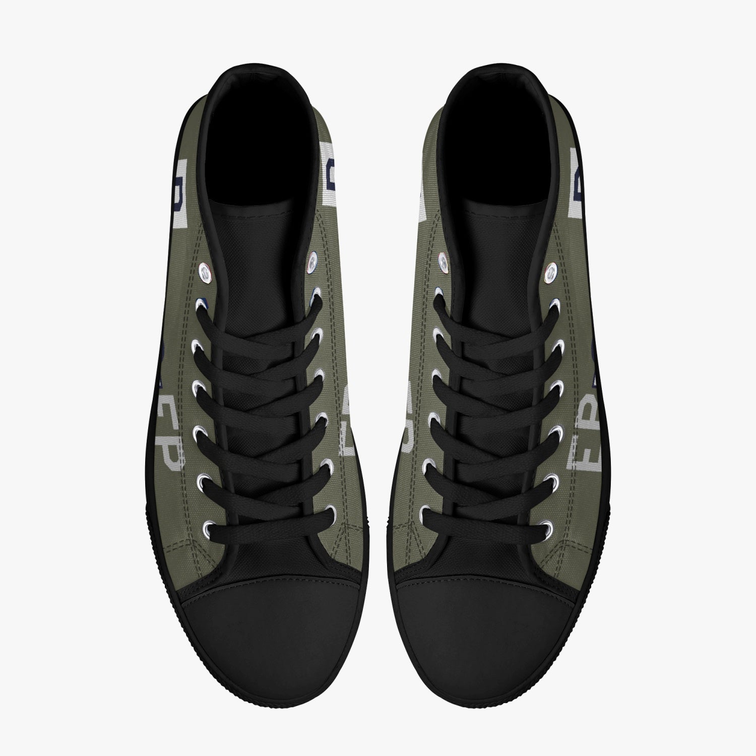 B-17 "EP-O" (337994) High Top Canvas Shoes - I Love a Hangar