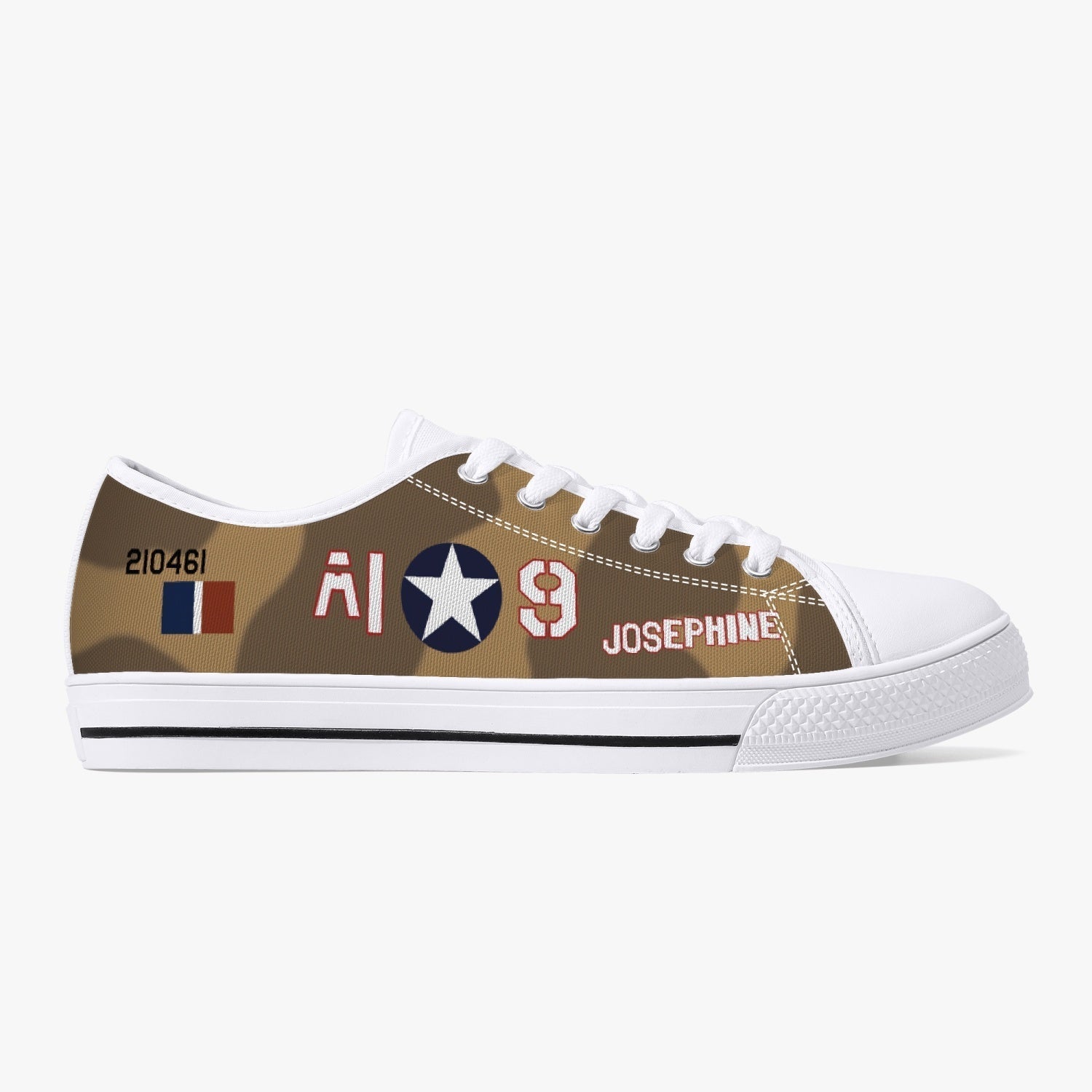 P-40 "Josephine" Low Top Canvas Shoes - I Love a Hangar