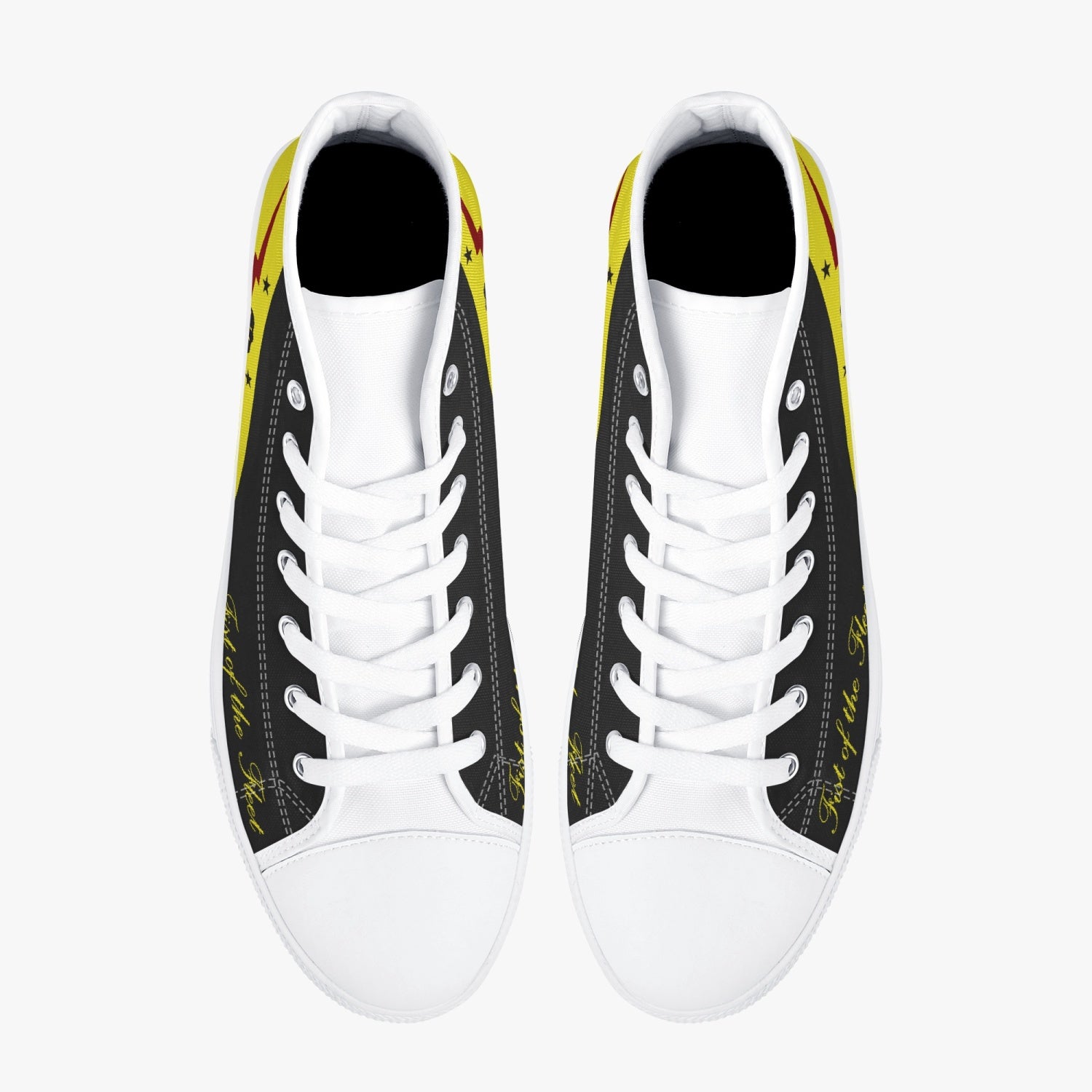 VFA-25 "Fist of the Fleet" High Top Canvas Shoes - I Love a Hangar