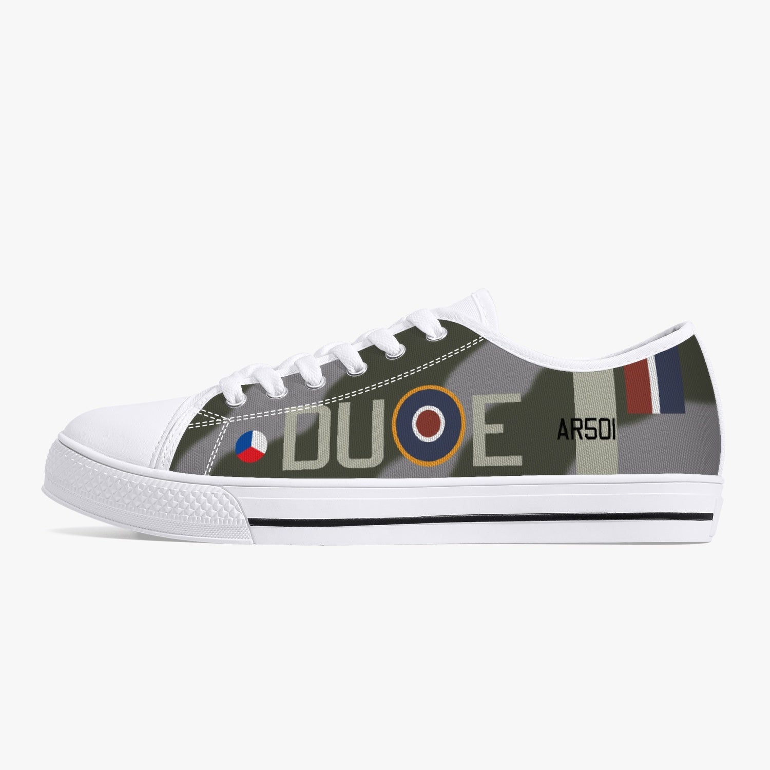 Spitfire AR501 Low Top Canvas Shoes - I Love a Hangar