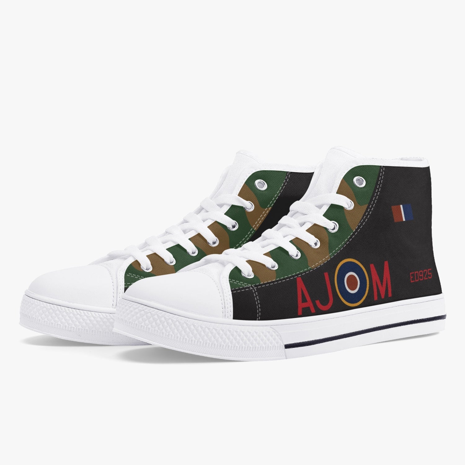 Lancaster "AJ-M" High Top Canvas Shoes - I Love a Hangar