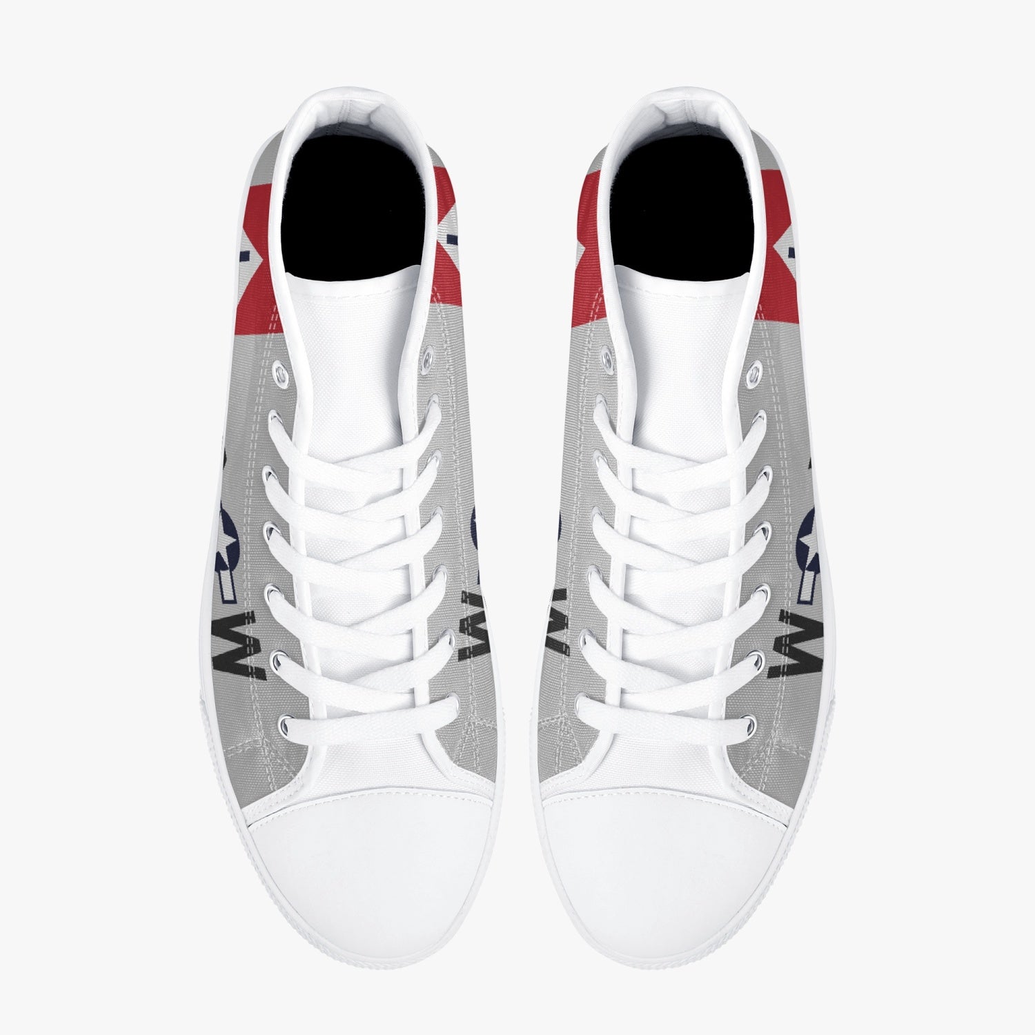 B-17 "VP-W" (229761) High Top Canvas Shoes - I Love a Hangar
