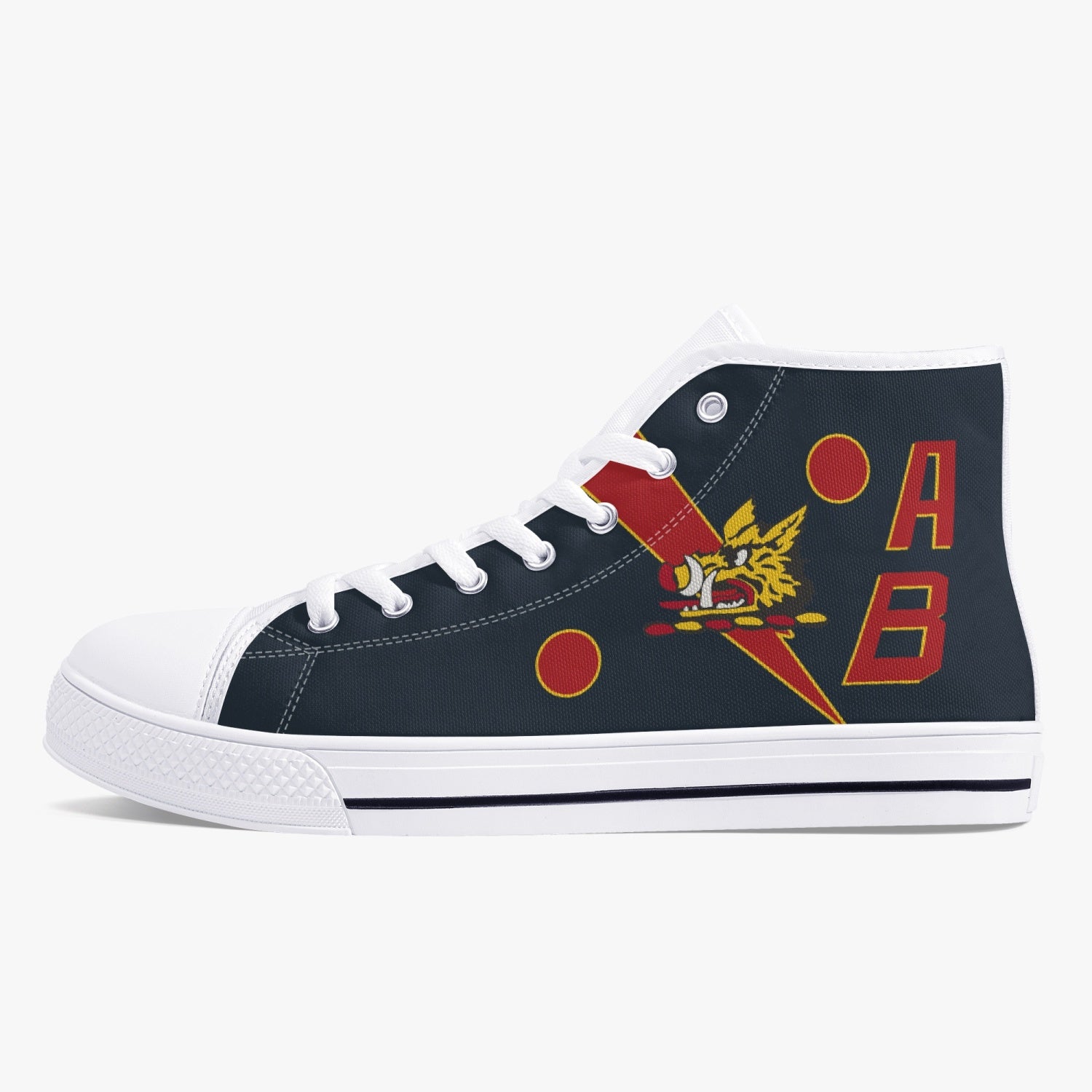 VFA-11 "Red Rippers" High Top Canvas Shoes - I Love a Hangar