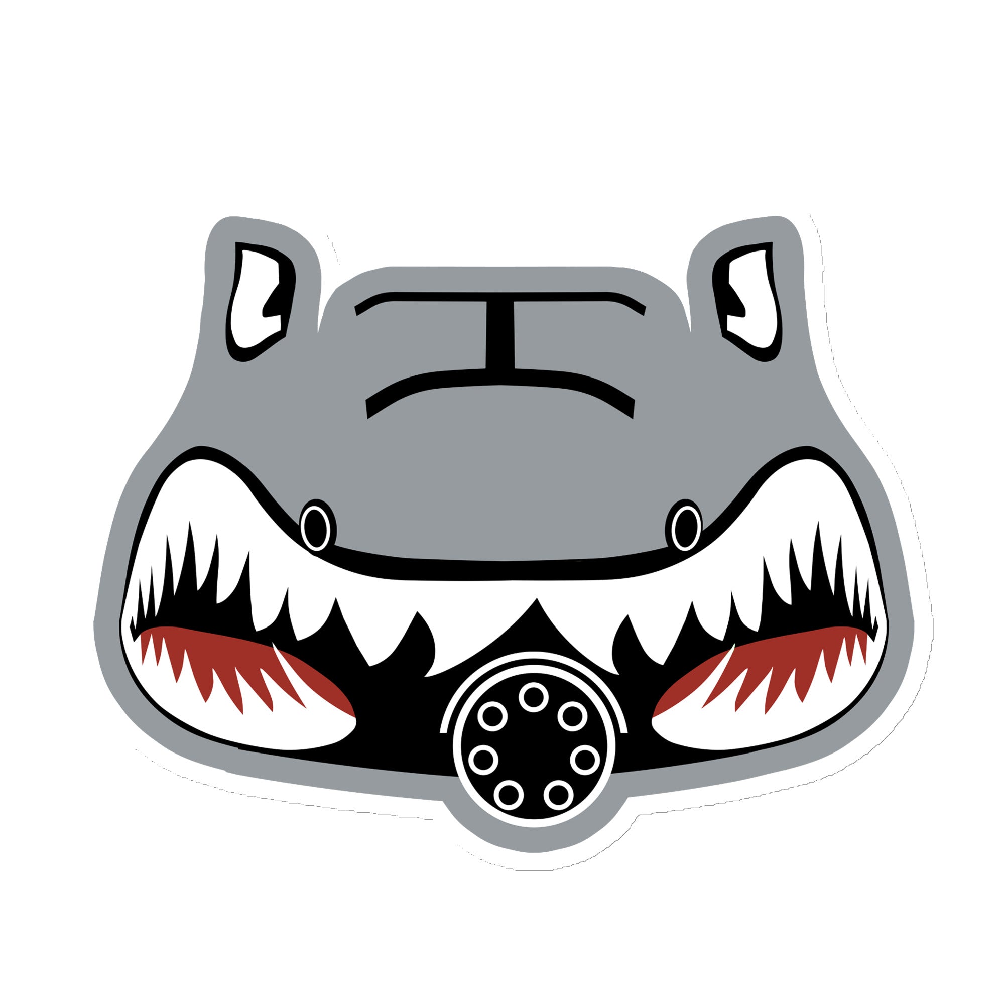 A-10 "Flying Tigers" Die Cut Magnet - I Love a Hangar