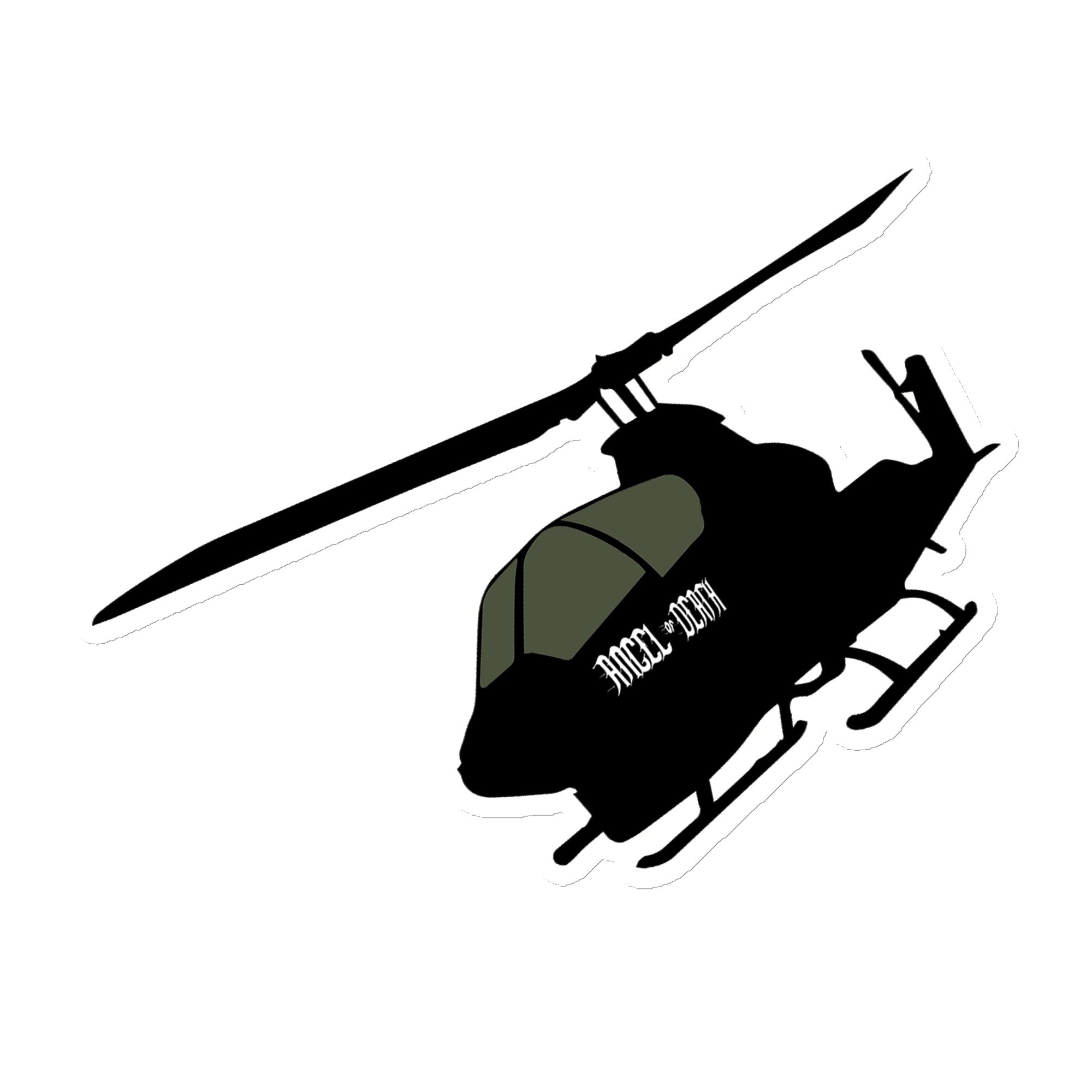 AH-1 Cobra "Angel of Death" Die Cut Magnet - I Love a Hangar