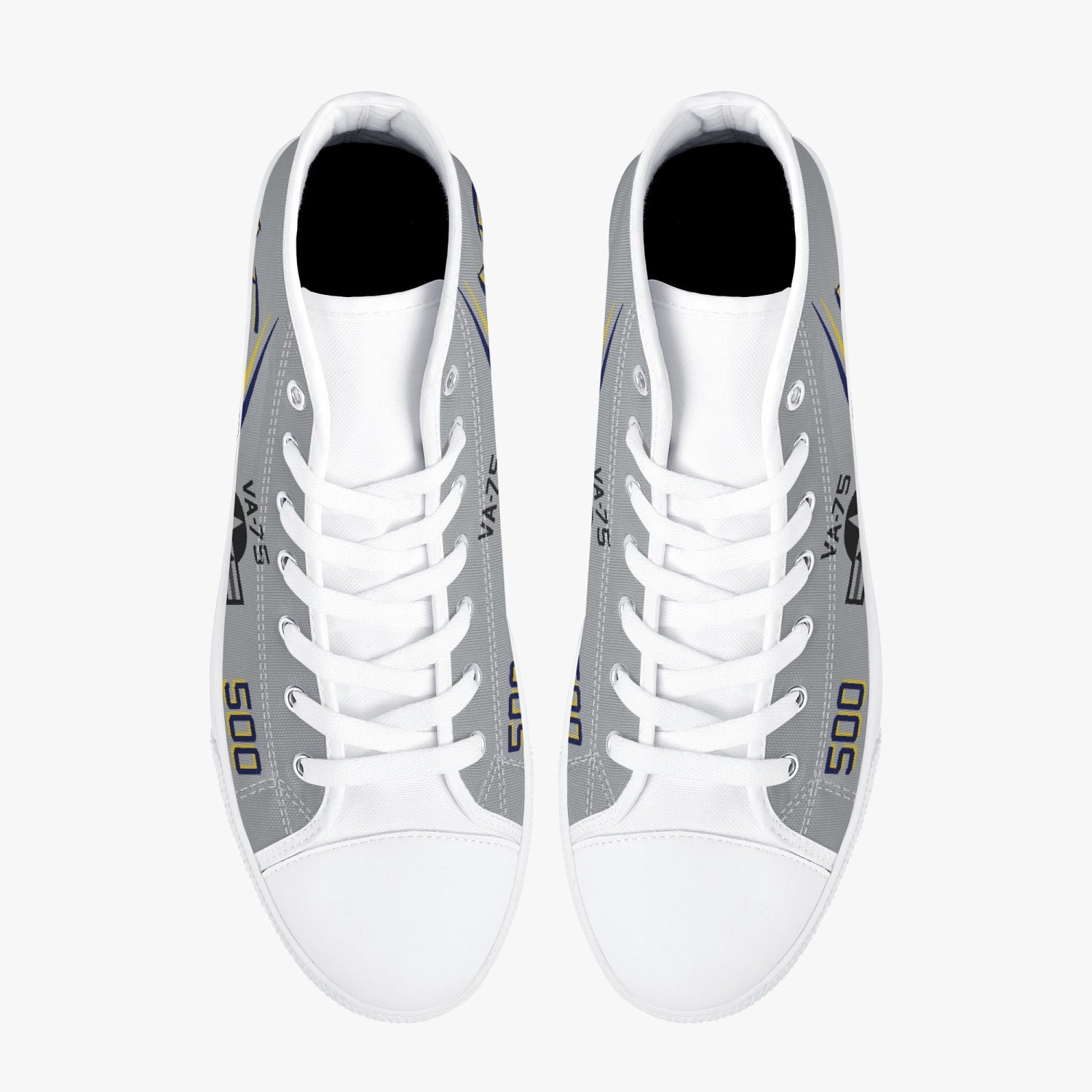 VA-75 "Sunday Punchers" High Top Canvas Shoes - I Love a Hangar