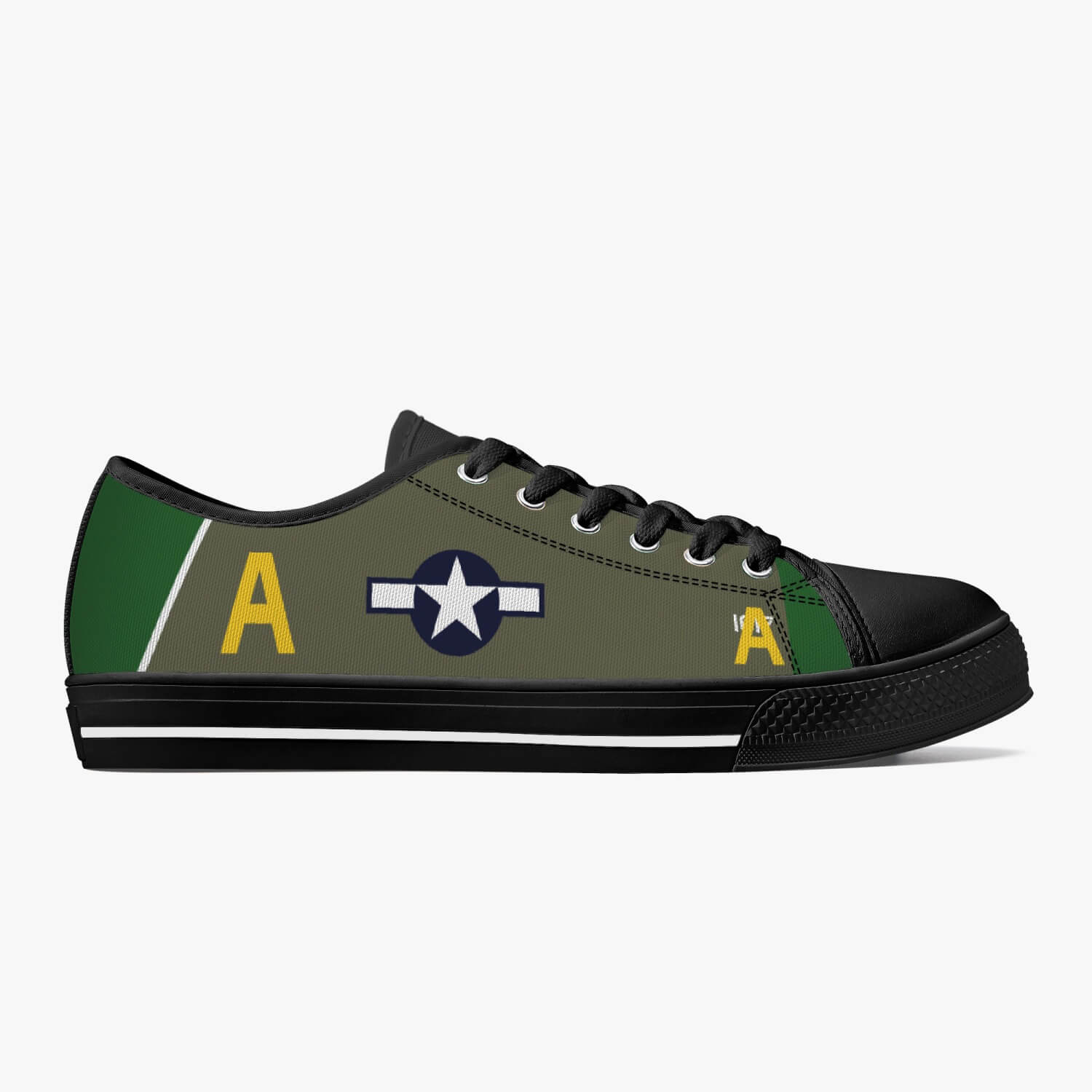 P-38 "Porky II" Low Top Canvas Shoes - I Love a Hangar