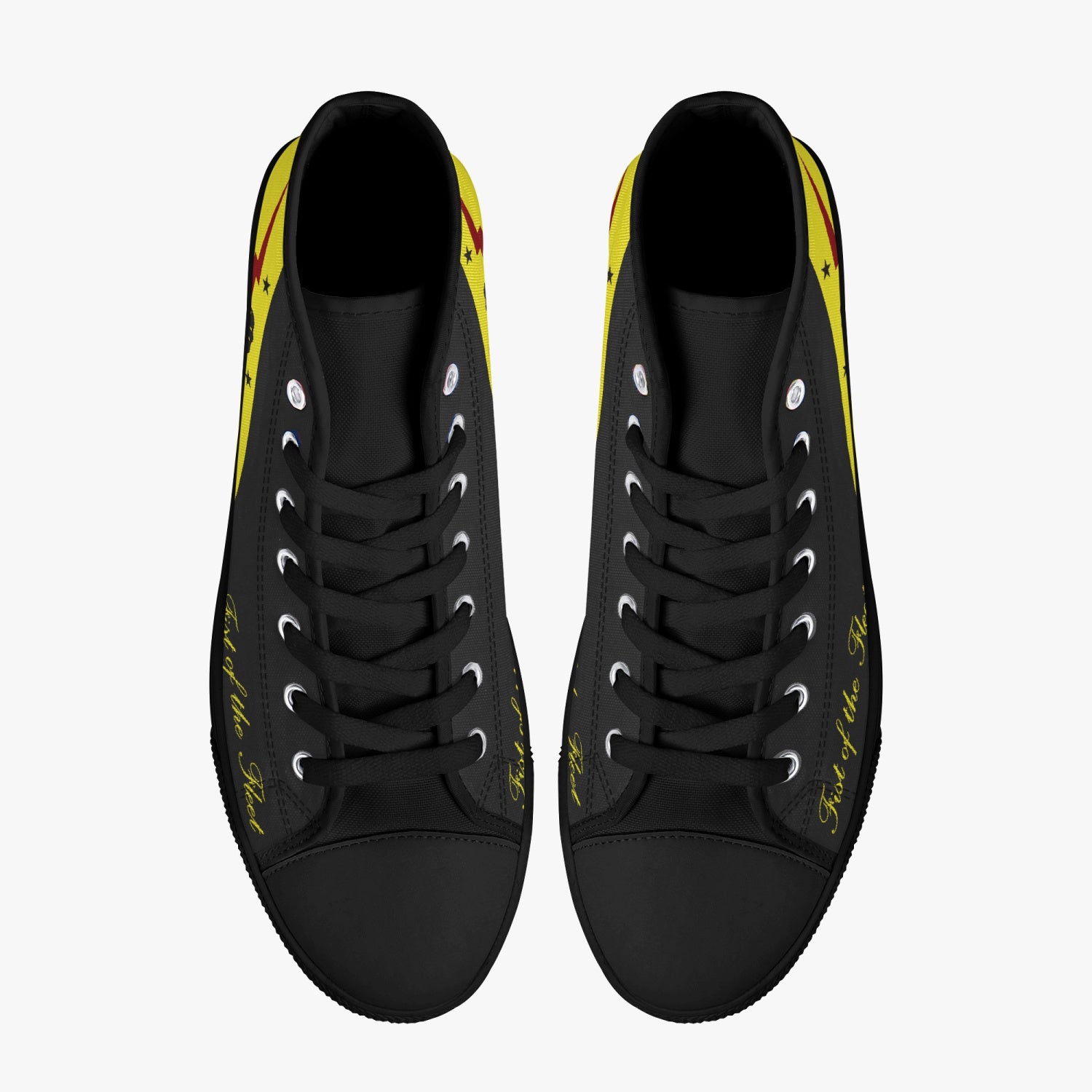 VFA-25 "Fist of the Fleet" High Top Canvas Shoes - I Love a Hangar