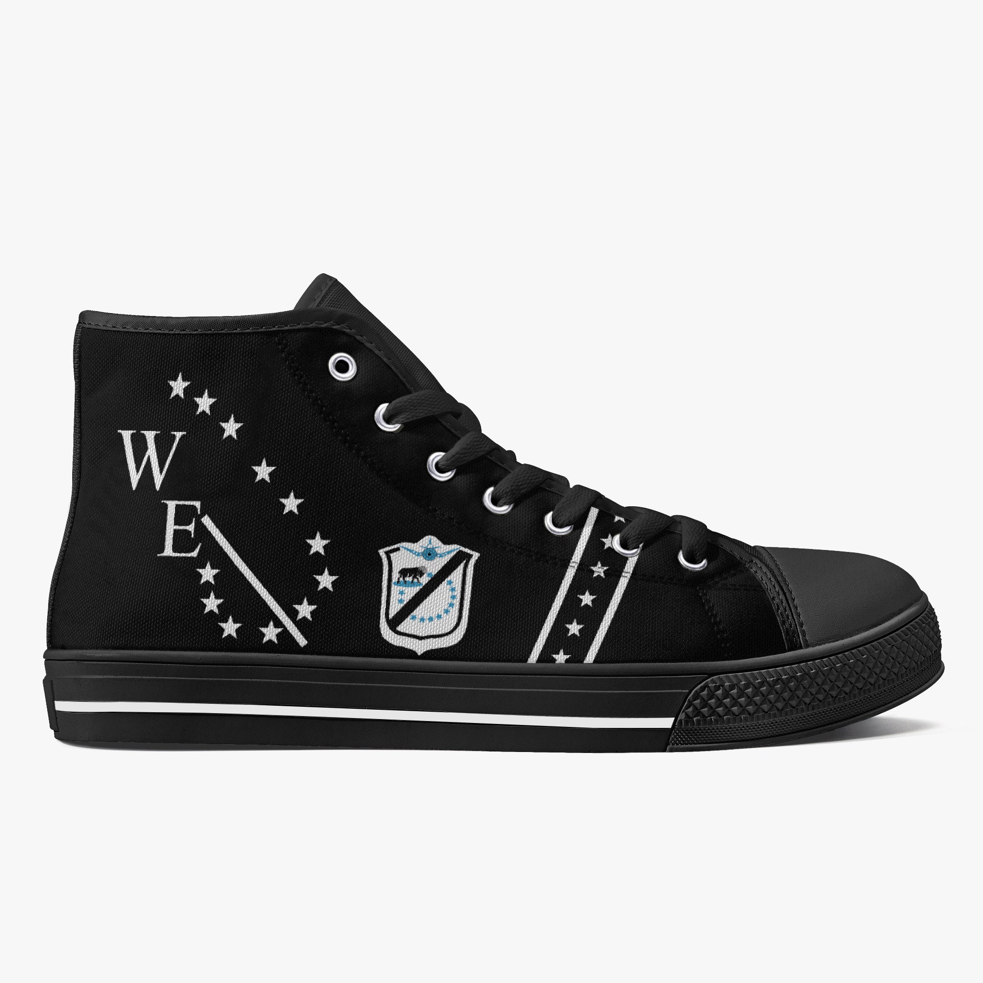 VMFA-214 "Black Sheep" High Top Canvas Shoes - I Love a Hangar