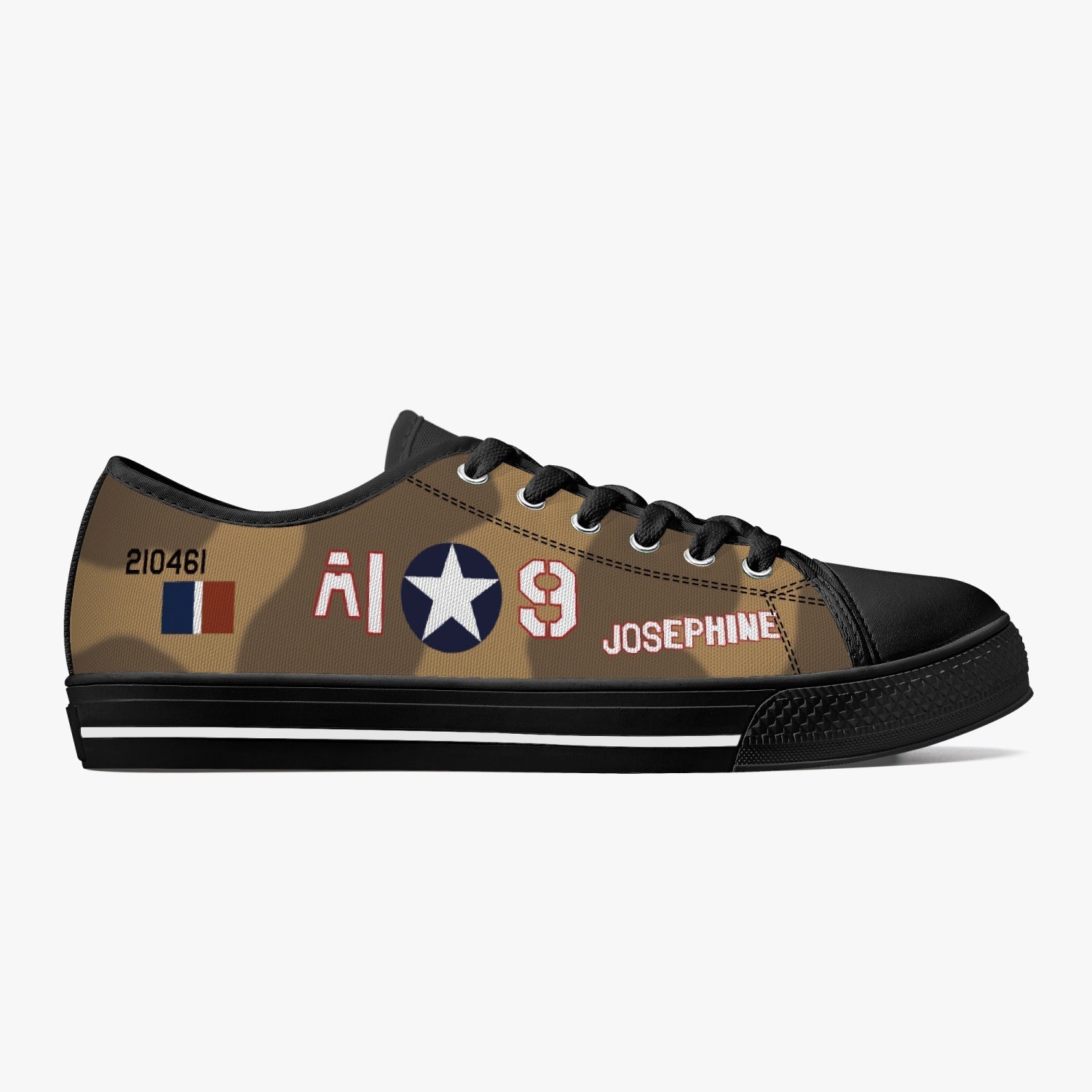 P-40 "Josephine" Low Top Canvas Shoes - I Love a Hangar