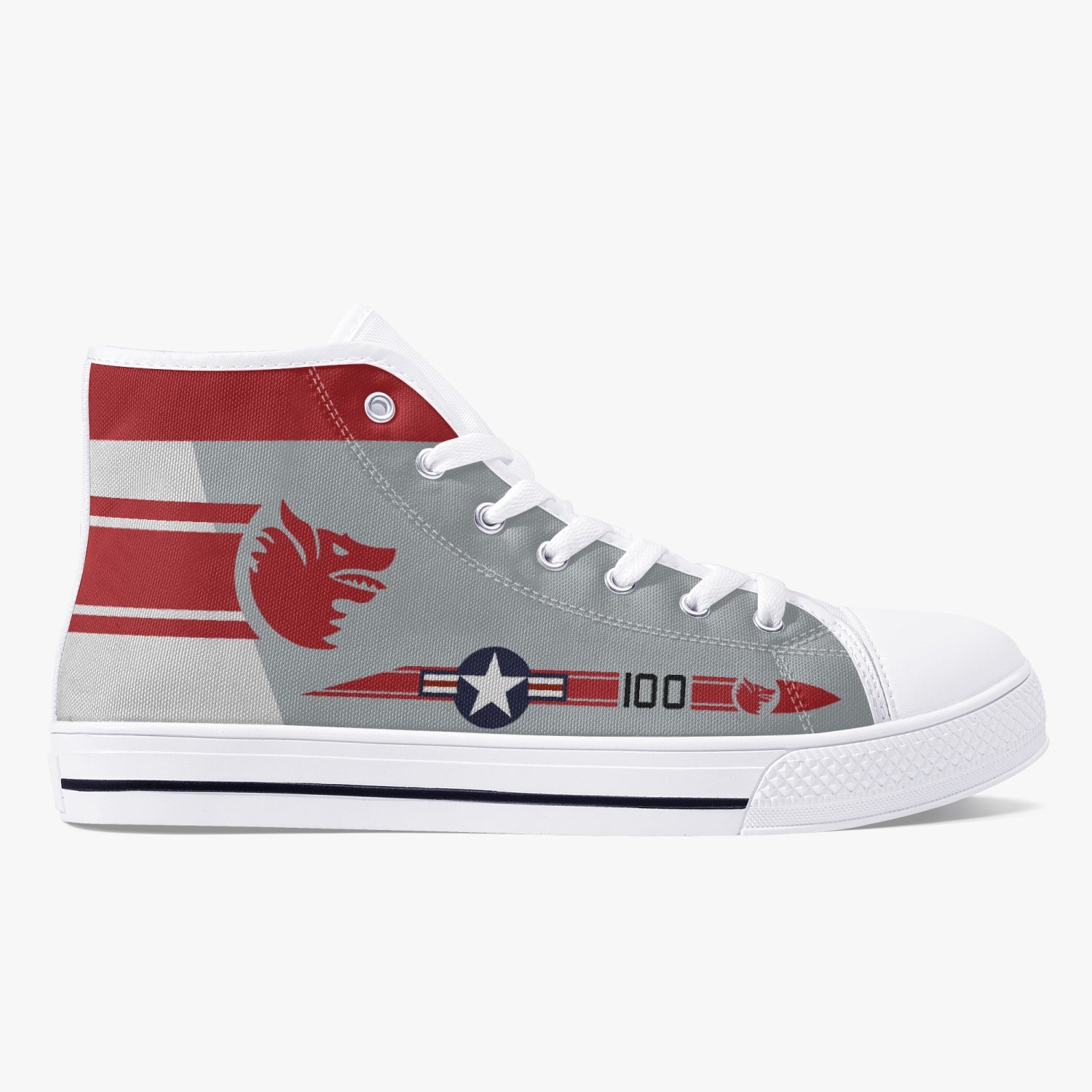 VF-1 "Wolfpack" High Top Canvas Shoes - I Love a Hangar