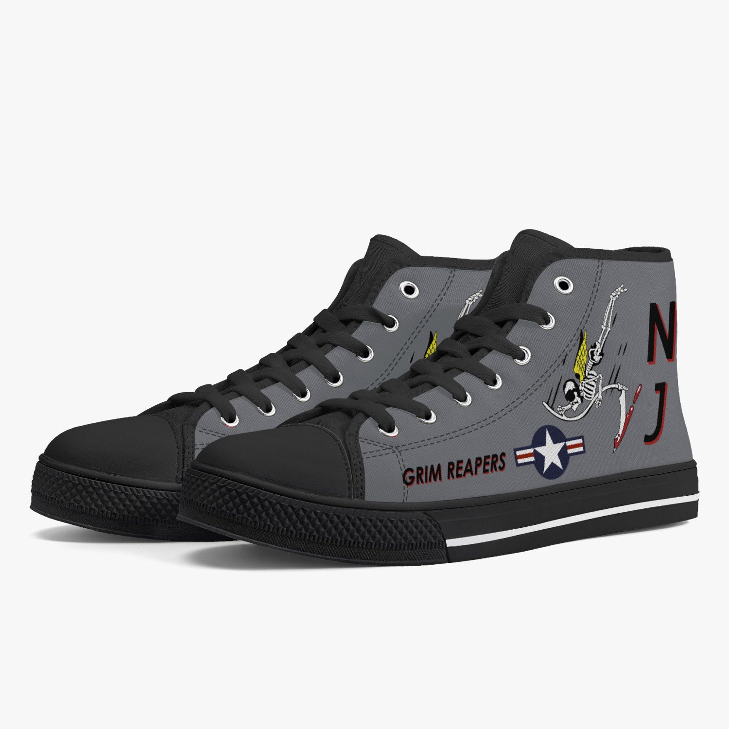 VFA-101 "Grim Reapers" High Top Canvas Shoes - I Love a Hangar