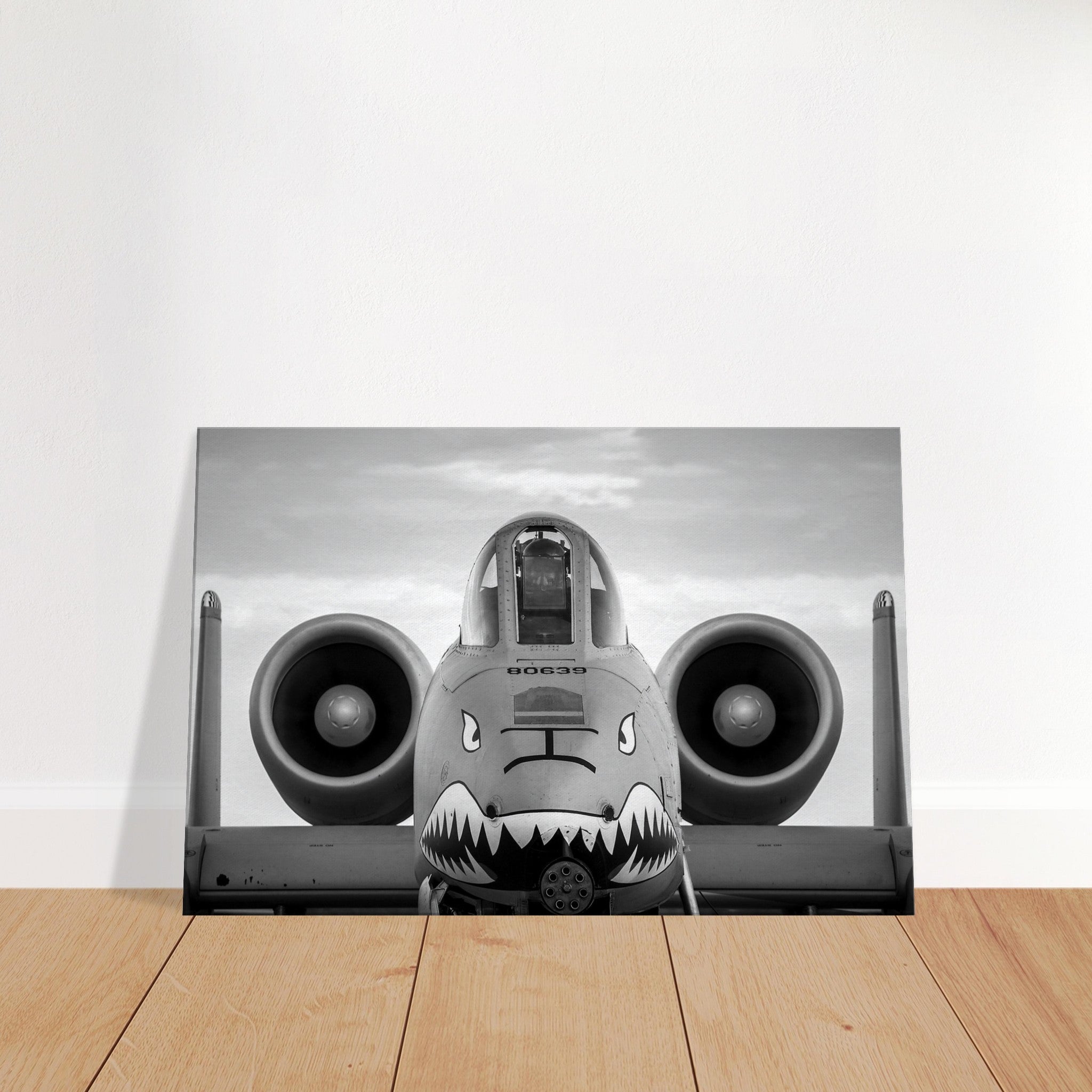 A-10 Up Close on Canvas - I Love a Hangar