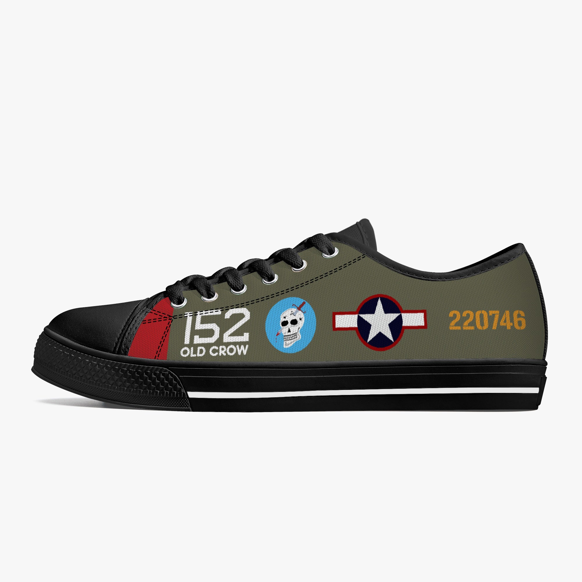 P-39 “Old Crow” Low Top Canvas Shoes - I Love a Hangar