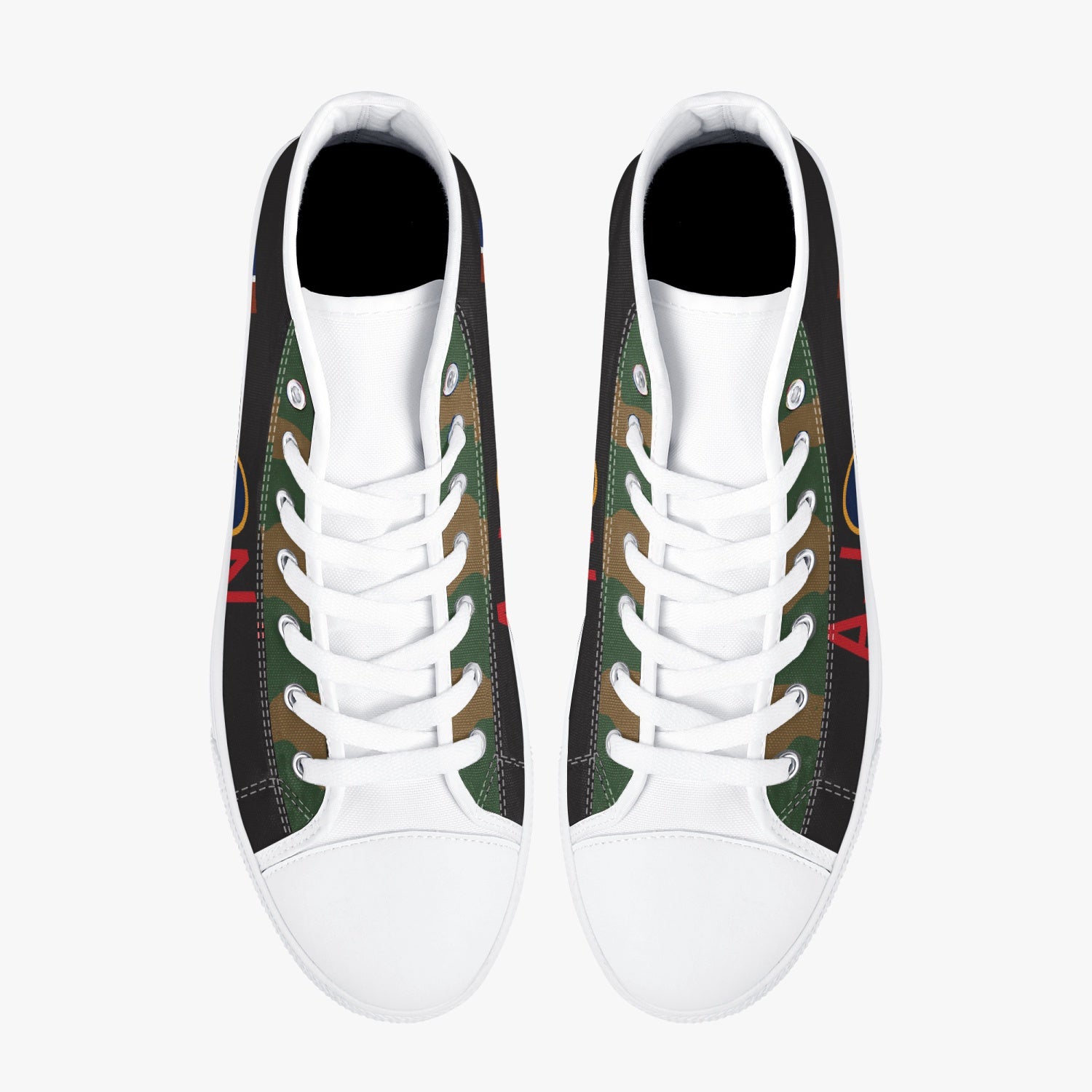 Lancaster "AJ-N"  High Top Canvas Shoes - I Love a Hangar