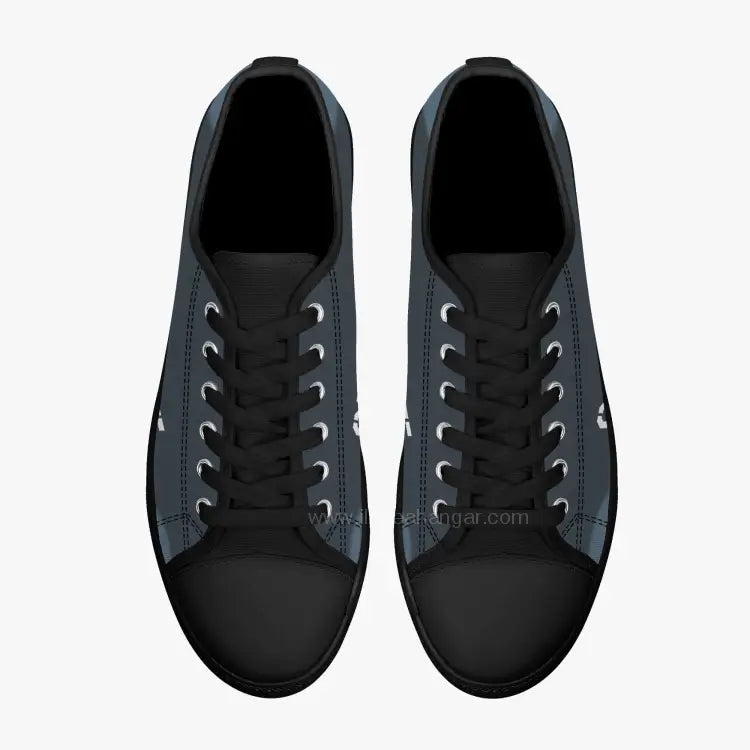 F4U Corsair #915 Low Top Canvas Shoes - I Love a Hangar