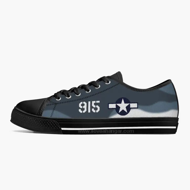 F4U Corsair #915 Low Top Canvas Shoes - I Love a Hangar