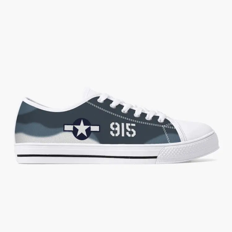 F4U Corsair #915 Low Top Canvas Shoes - I Love a Hangar
