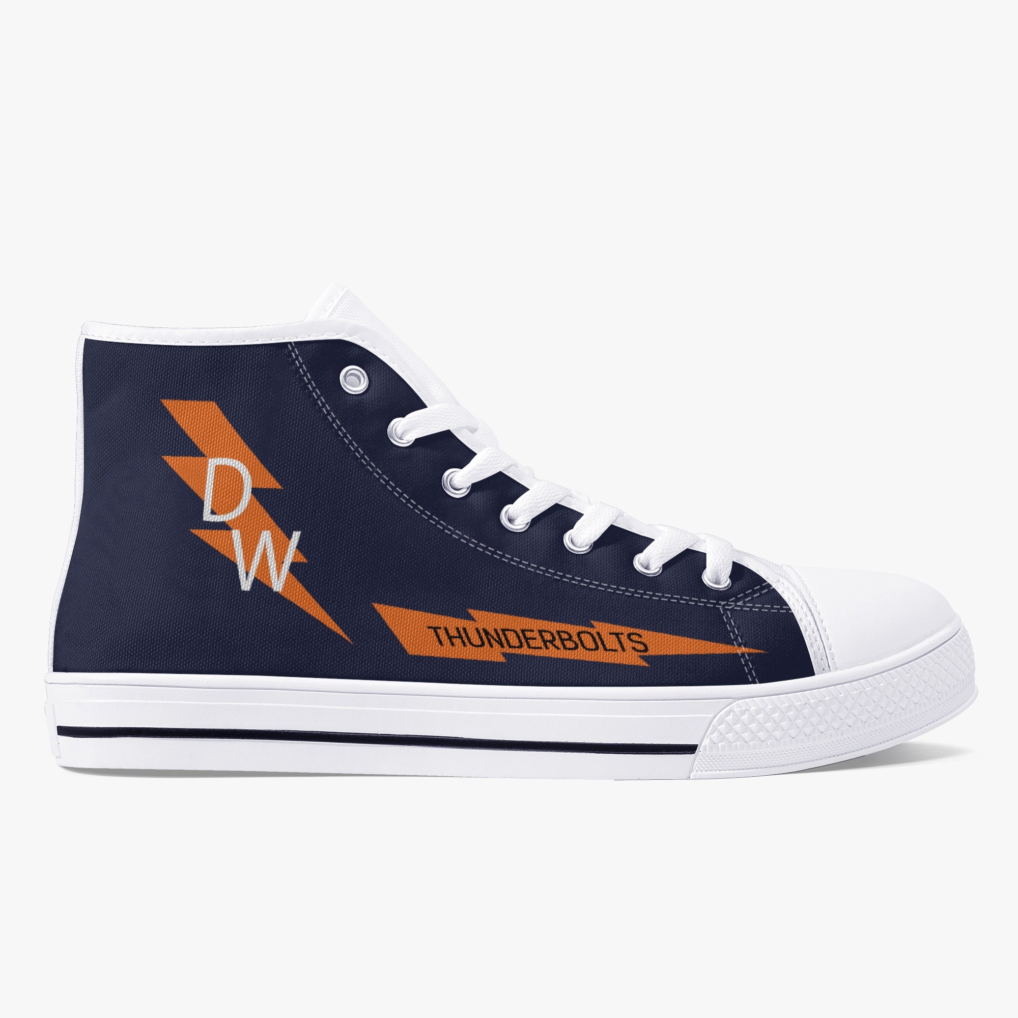 VMFA-251 "Thunderbolts" High Top Canvas Shoes - I Love a Hangar
