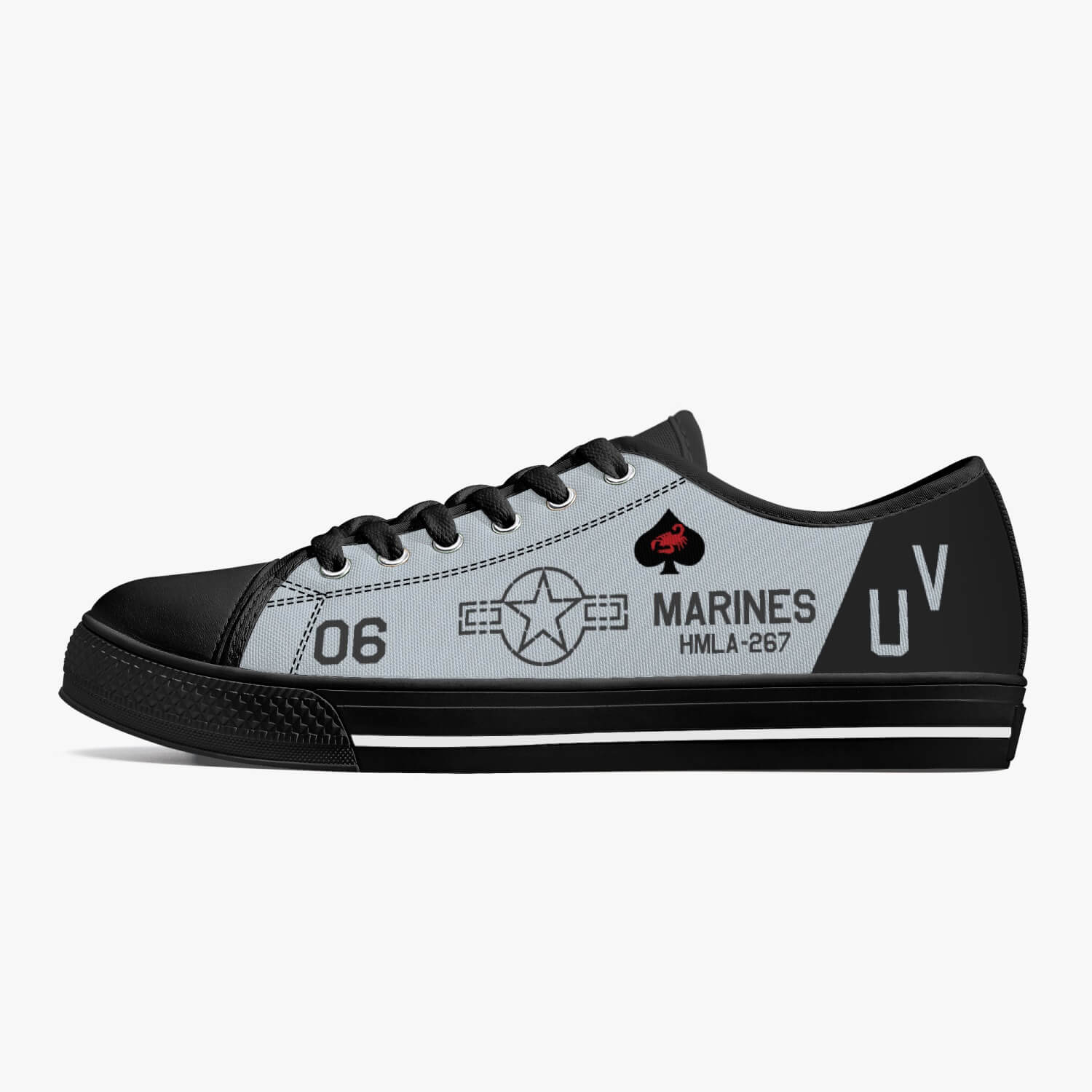 HMLA-267 "Stingers" Low Top Canvas Shoes - I Love a Hangar