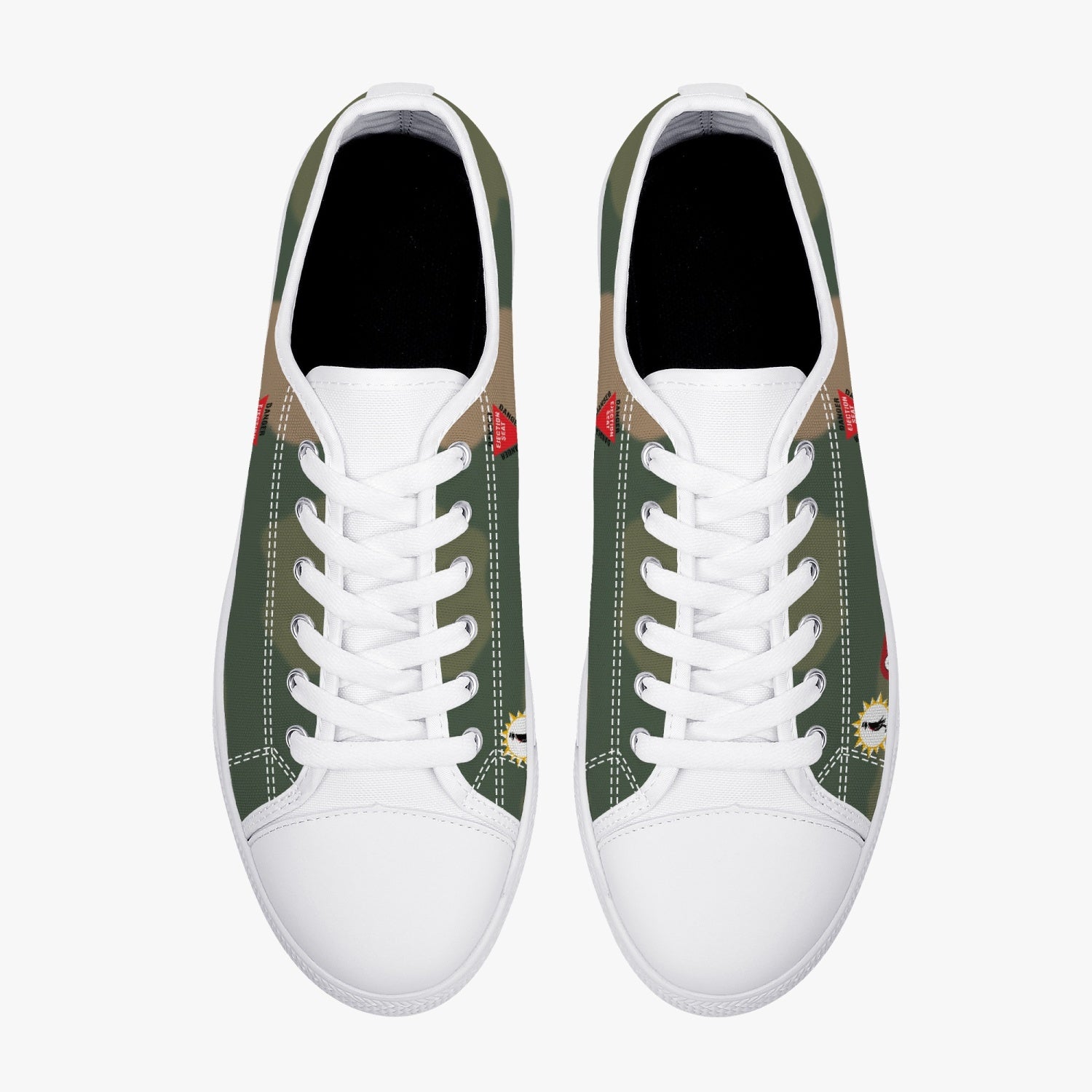 F-105 "Old Crow II" Low Top Canvas Shoes - I Love a Hangar