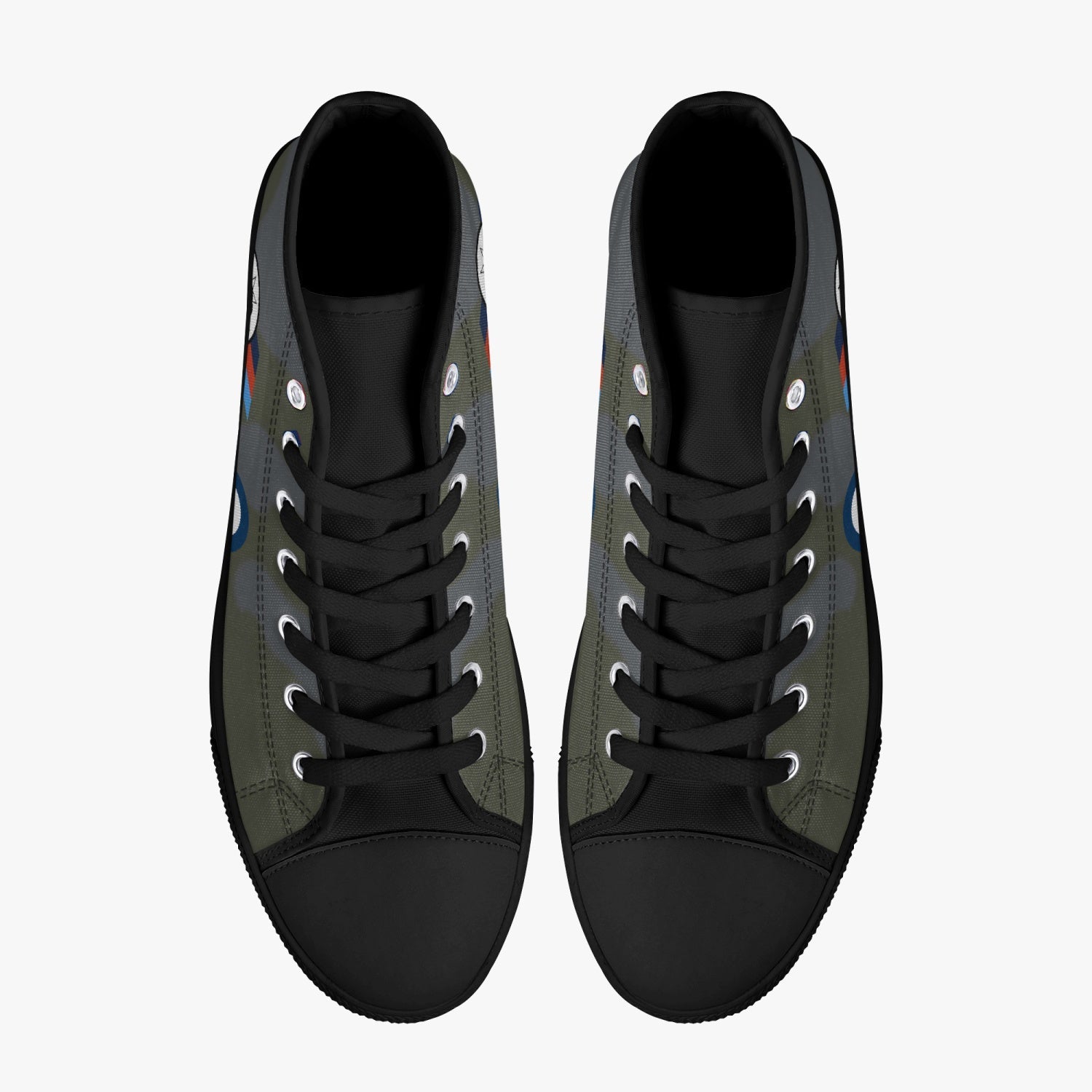 Macchi "A7-047" High Top Canvas Shoes (Camo) - I Love a Hangar