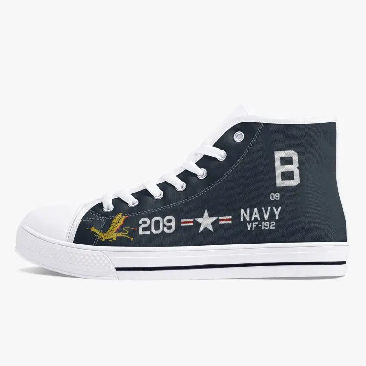F9F-5 Panther "#209" High Top Canvas Shoes - I Love a Hangar