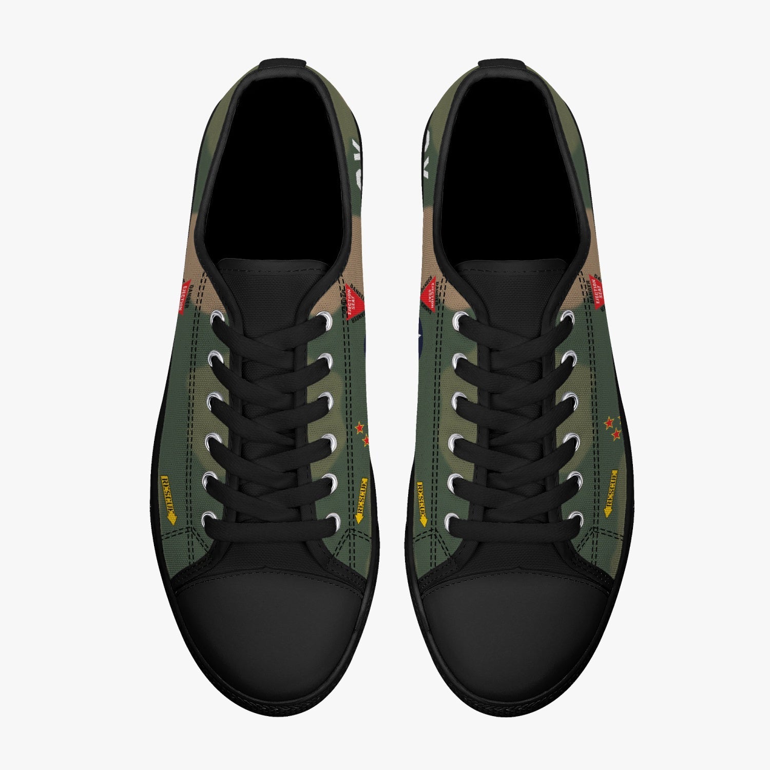 F-4 Phantom "Buick 01" Low Top Canvas Shoes - I Love a Hangar