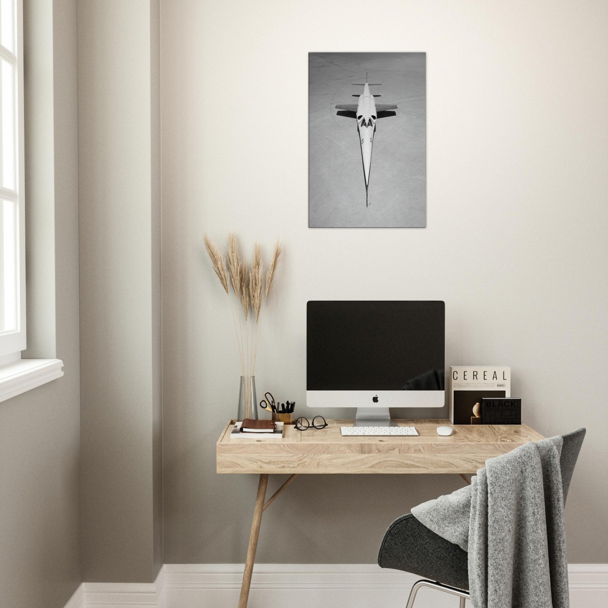 X-3 "Stiletto" on Canvas - I Love a Hangar