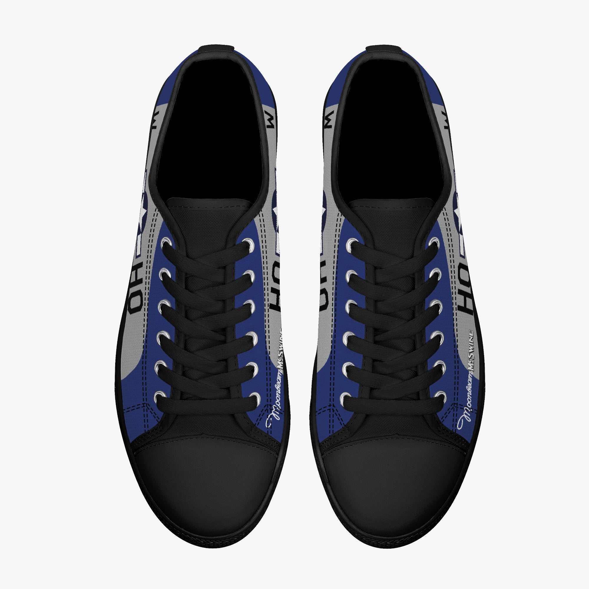 P-51 "Moonbeam McSwine" Low Top Canvas Shoes - I Love a Hangar