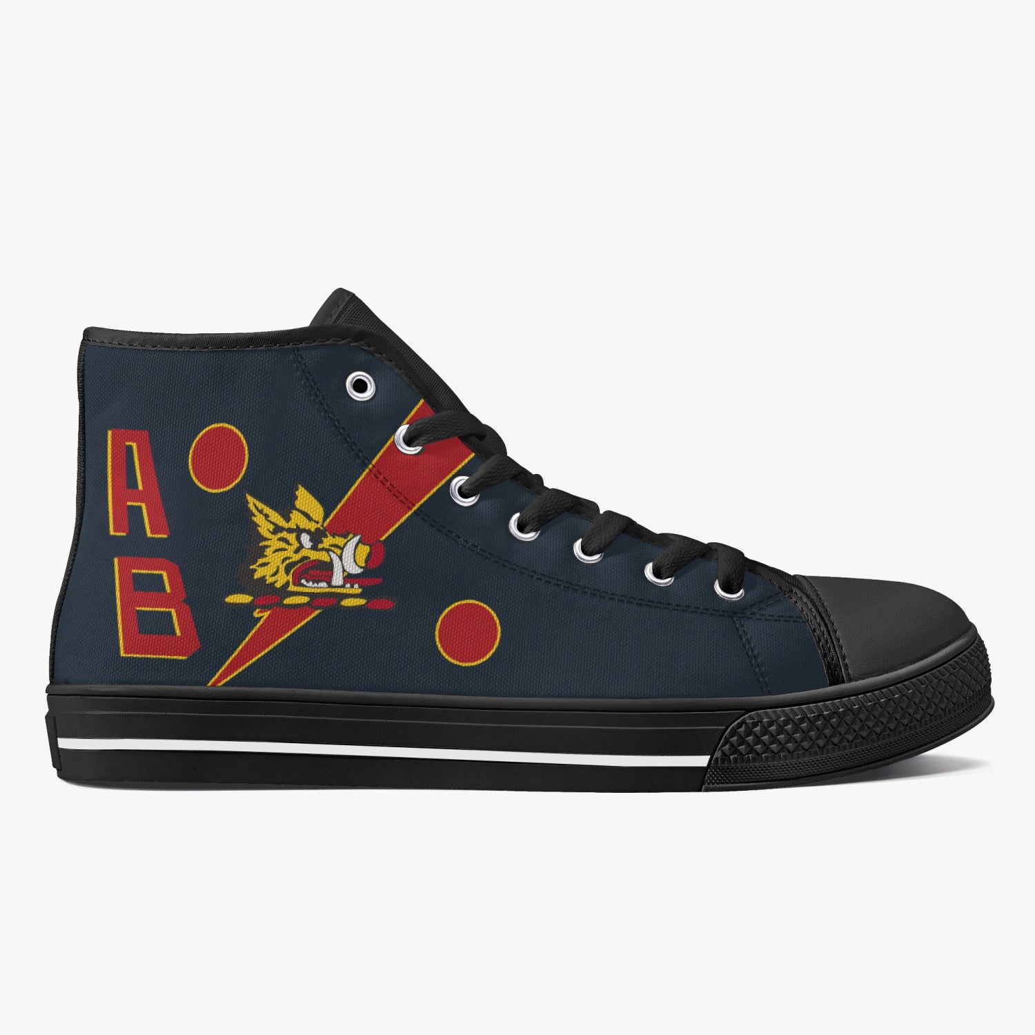 VFA-11 "Red Rippers" High Top Canvas Shoes - I Love a Hangar