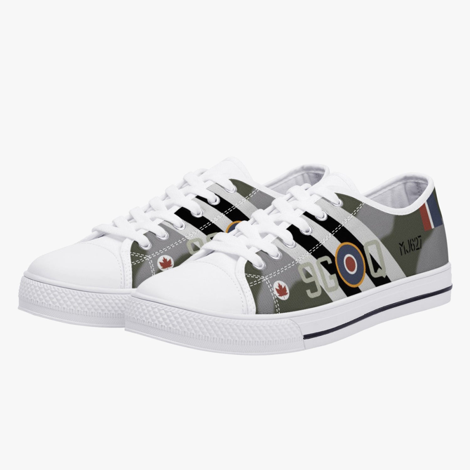 Spitfire "9G-Q" Low Top Canvas Shoes - I Love a Hangar
