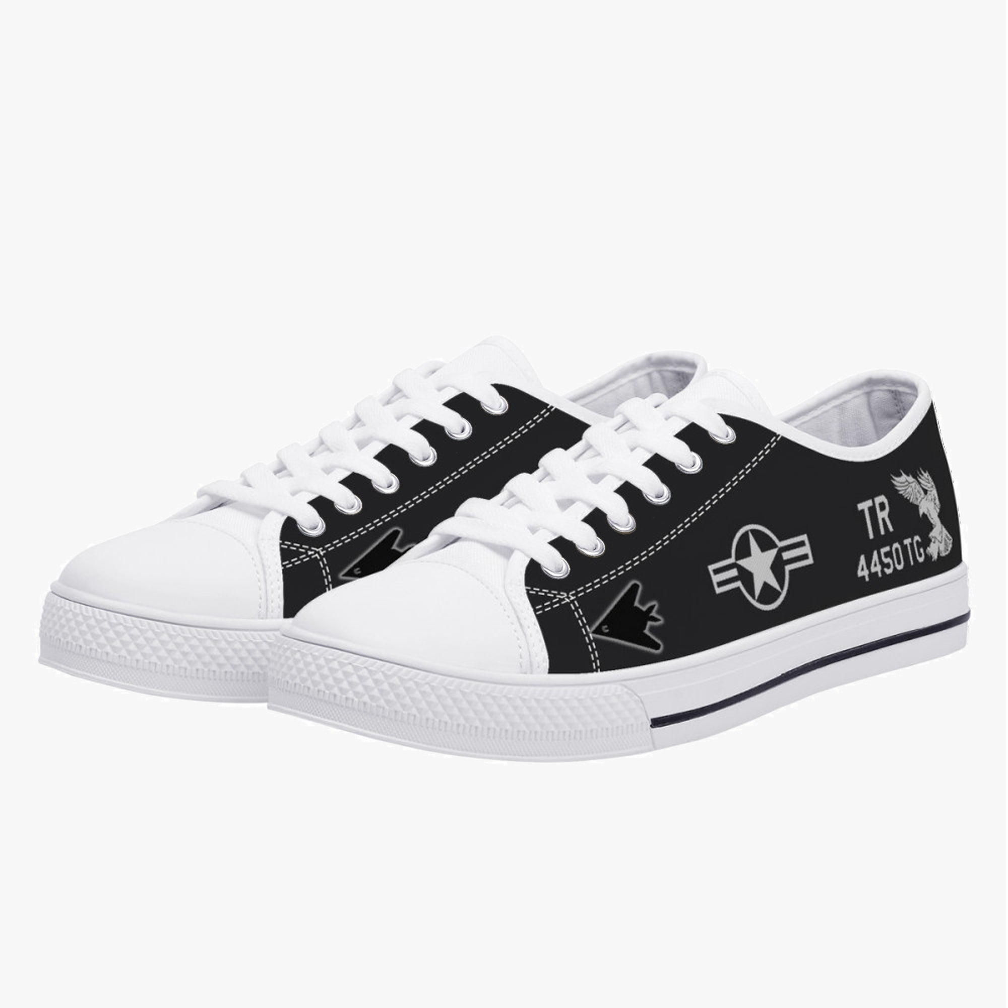 F-117 "Nighthawk" Low Top Canvas Shoes - I Love a Hangar