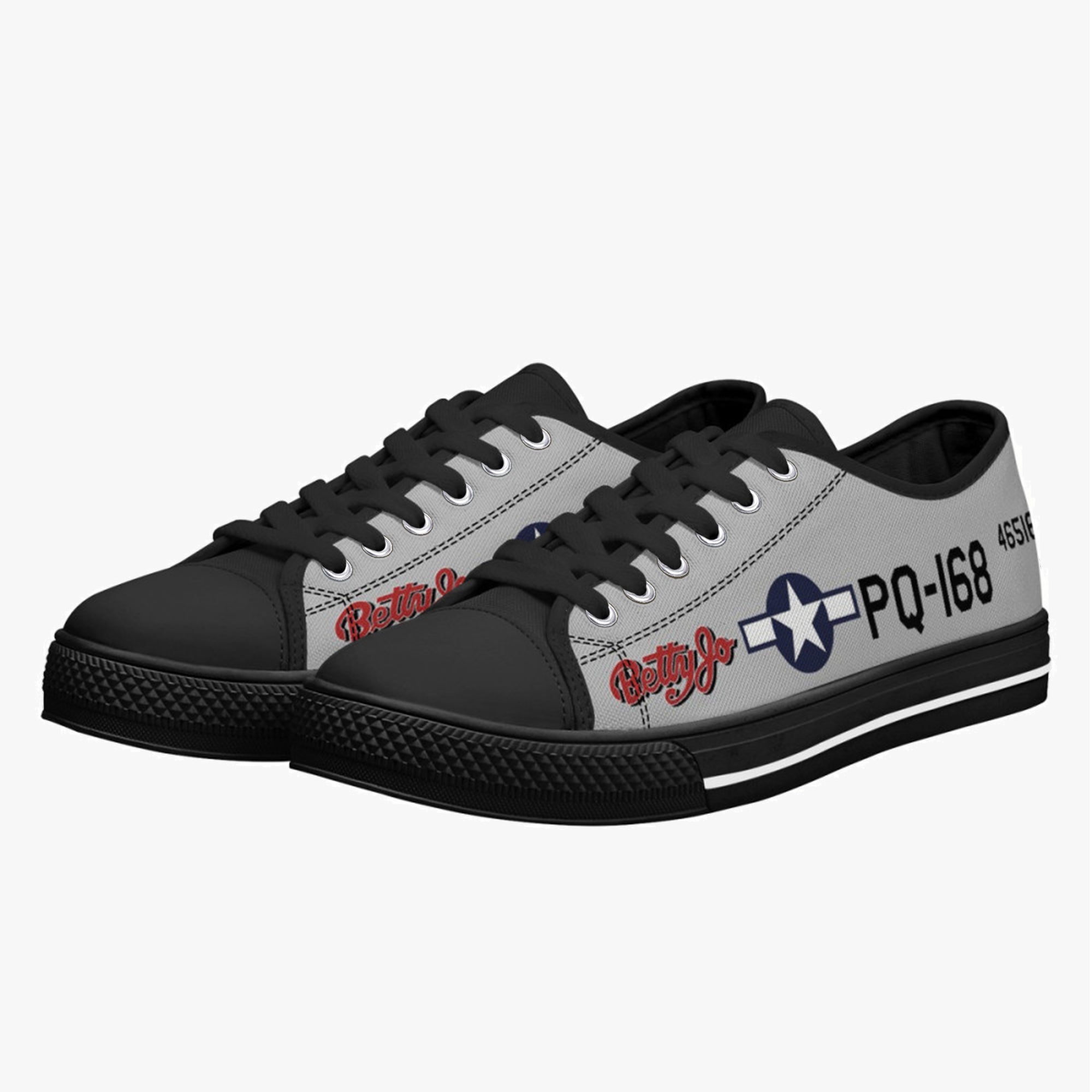 F-82 "Betty Jo" Low Top Canvas Shoes - I Love a Hangar